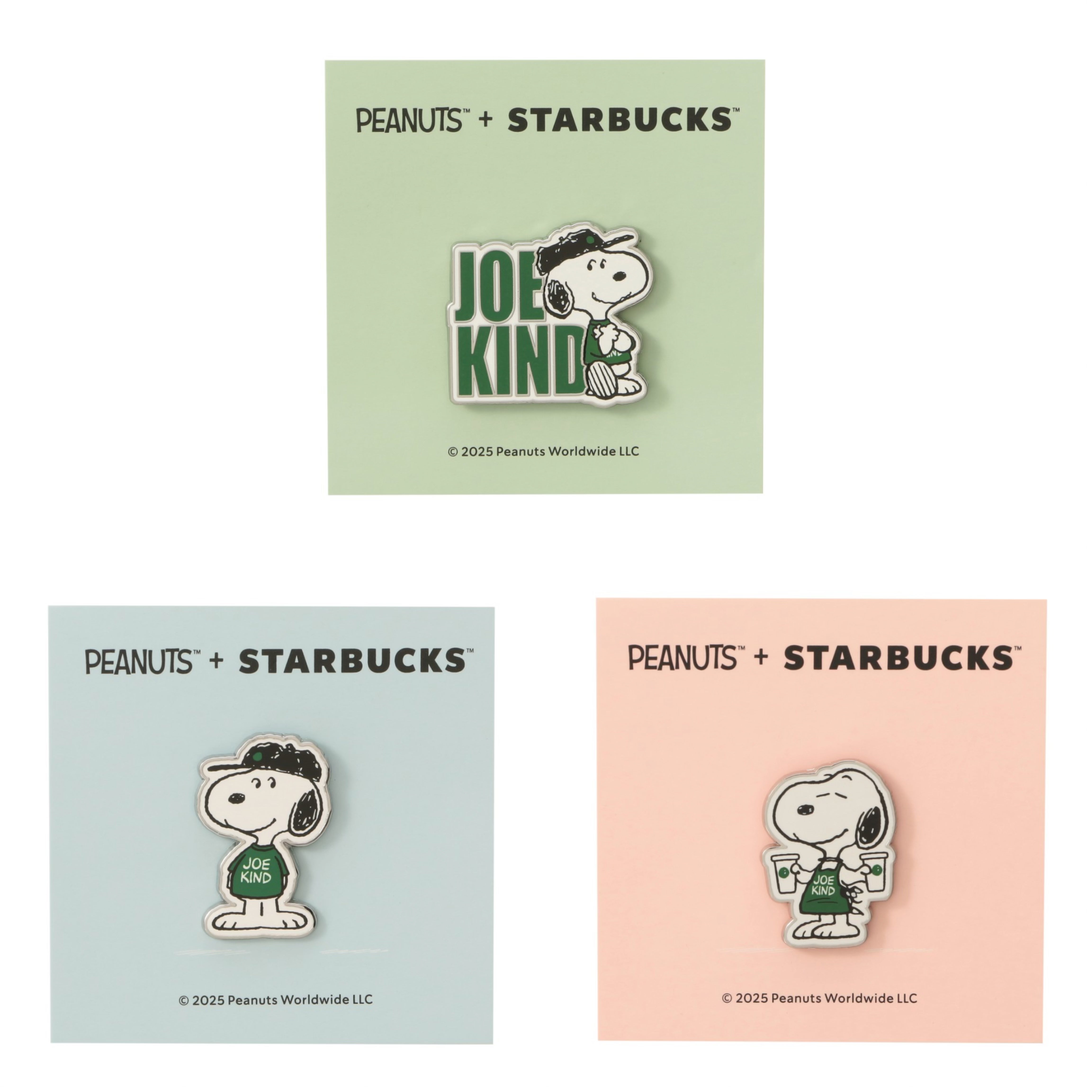 Starbucks x Peanuts Joe Kind Snoopy - 別針徽章 襟章