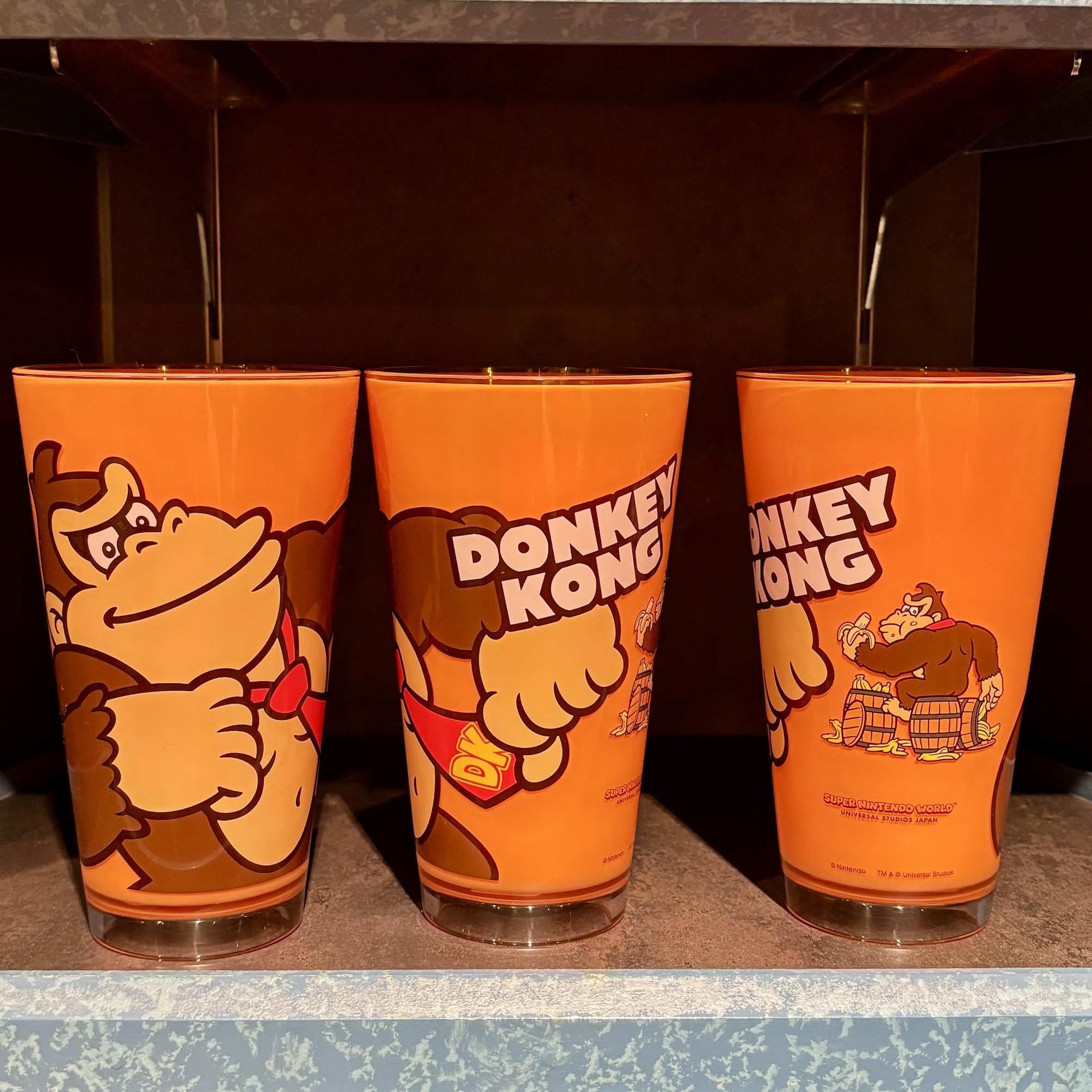 【訂貨】USJ 任天堂世界 Donkey Kong 高身膠水杯
