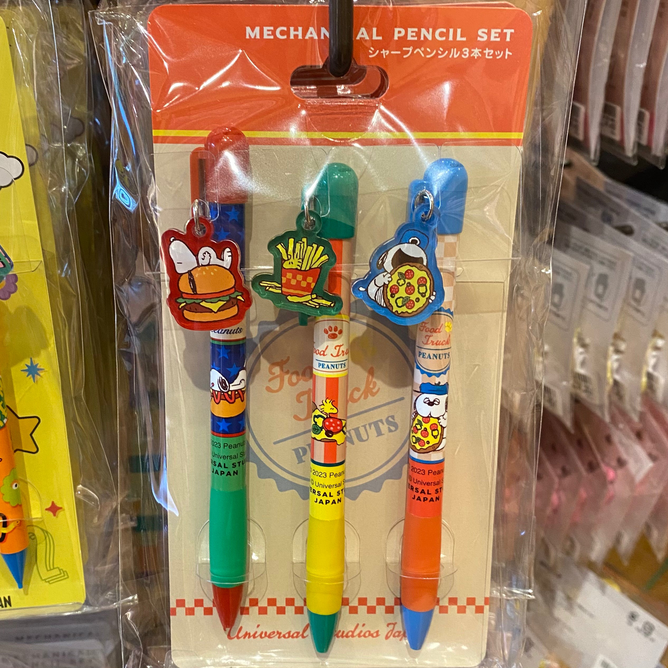 【訂貨】USJ Peanuts Food Truck 文具 - 鉛芯筆套裝(3pcs)