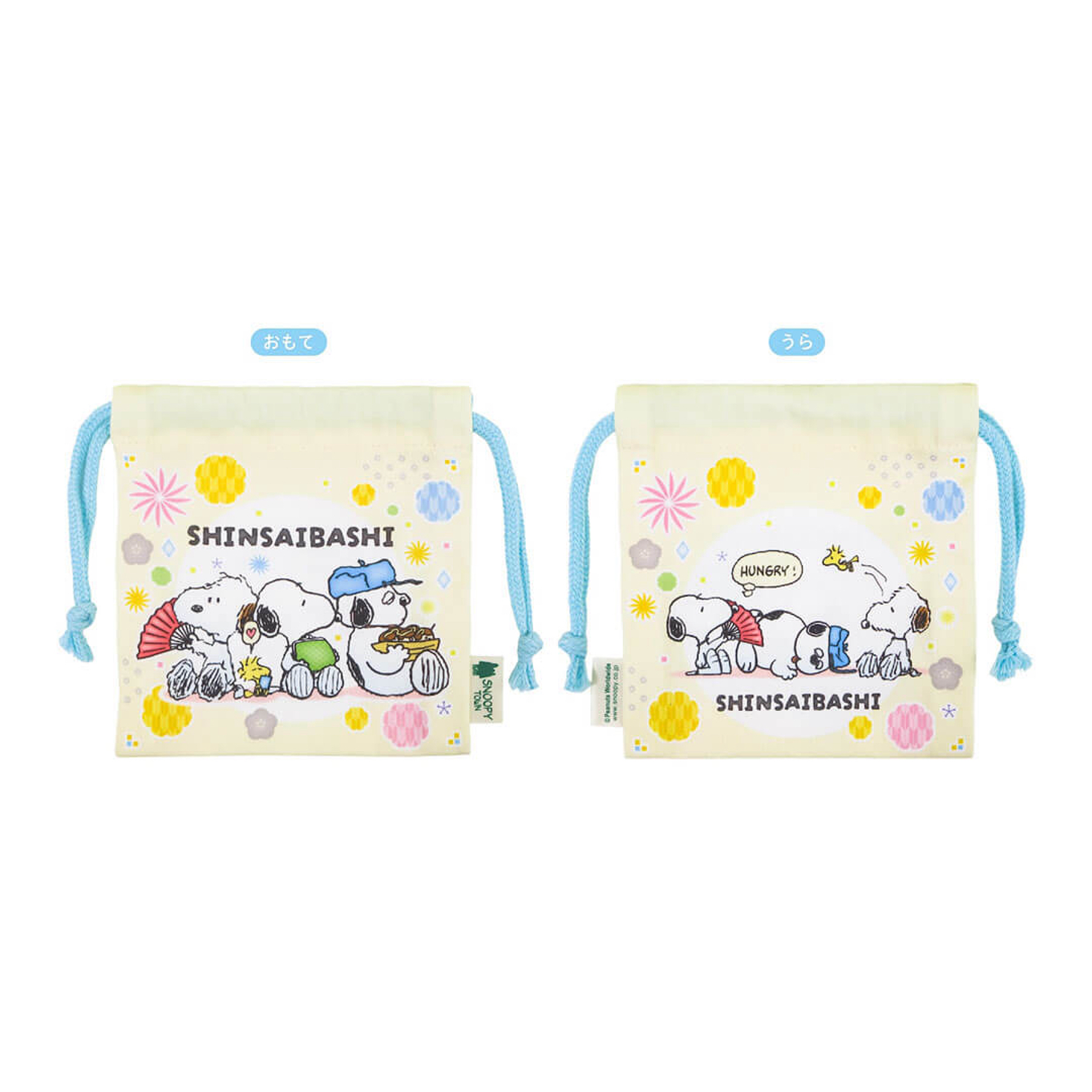 【預訂】Snoopy Town 心齋橋店舖限定 「SHINSAIBASHI」- Snoopy Olaf Andy Tote Bag 索袋