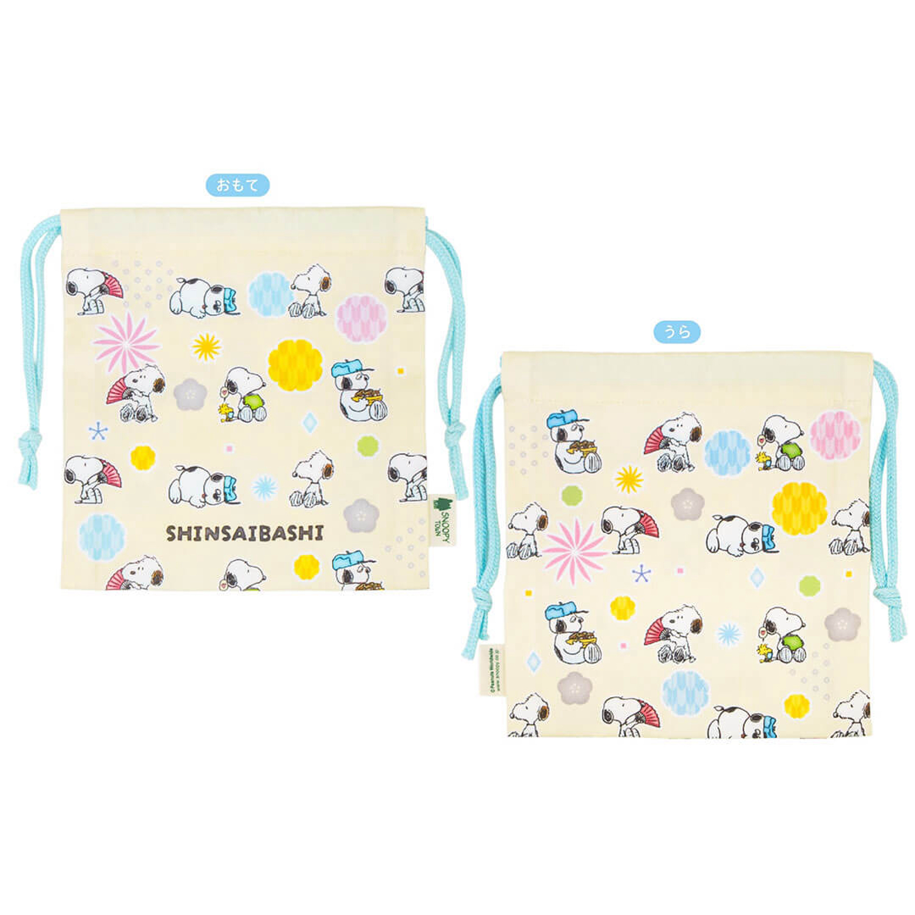 【預訂】Snoopy Town 心齋橋店舖限定 「SHINSAIBASHI」- Snoopy Olaf Andy Tote Bag 索袋