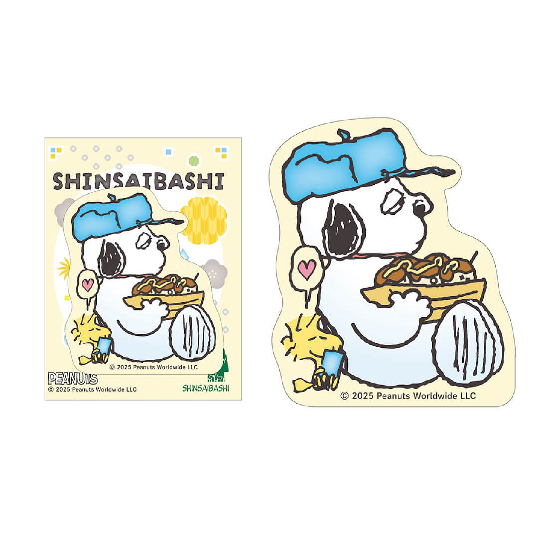 【預訂】Snoopy Town 心齋橋店舖限定 「SHINSAIBASHI」- Snoopy Olaf Andy 文具