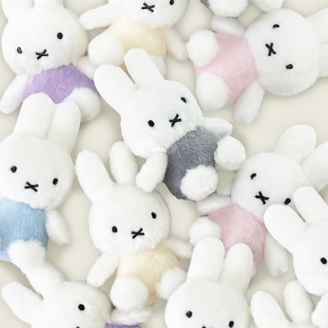 【預訂】Miffy Style 限定 柔和色系 公仔掛飾 絨毛玩偶