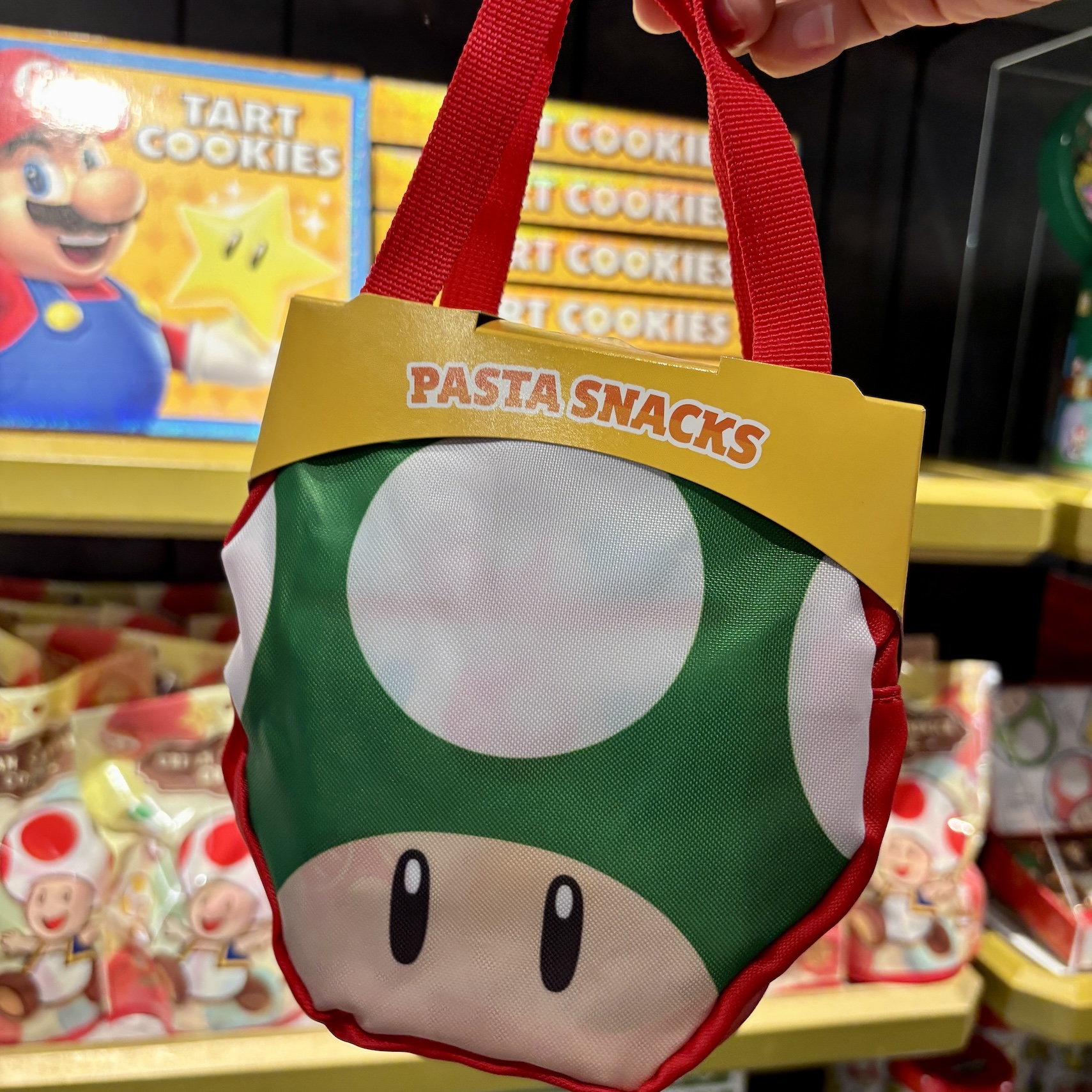 【訂貨】USJ Mario 蘑菇 通粉零食 手挽袋