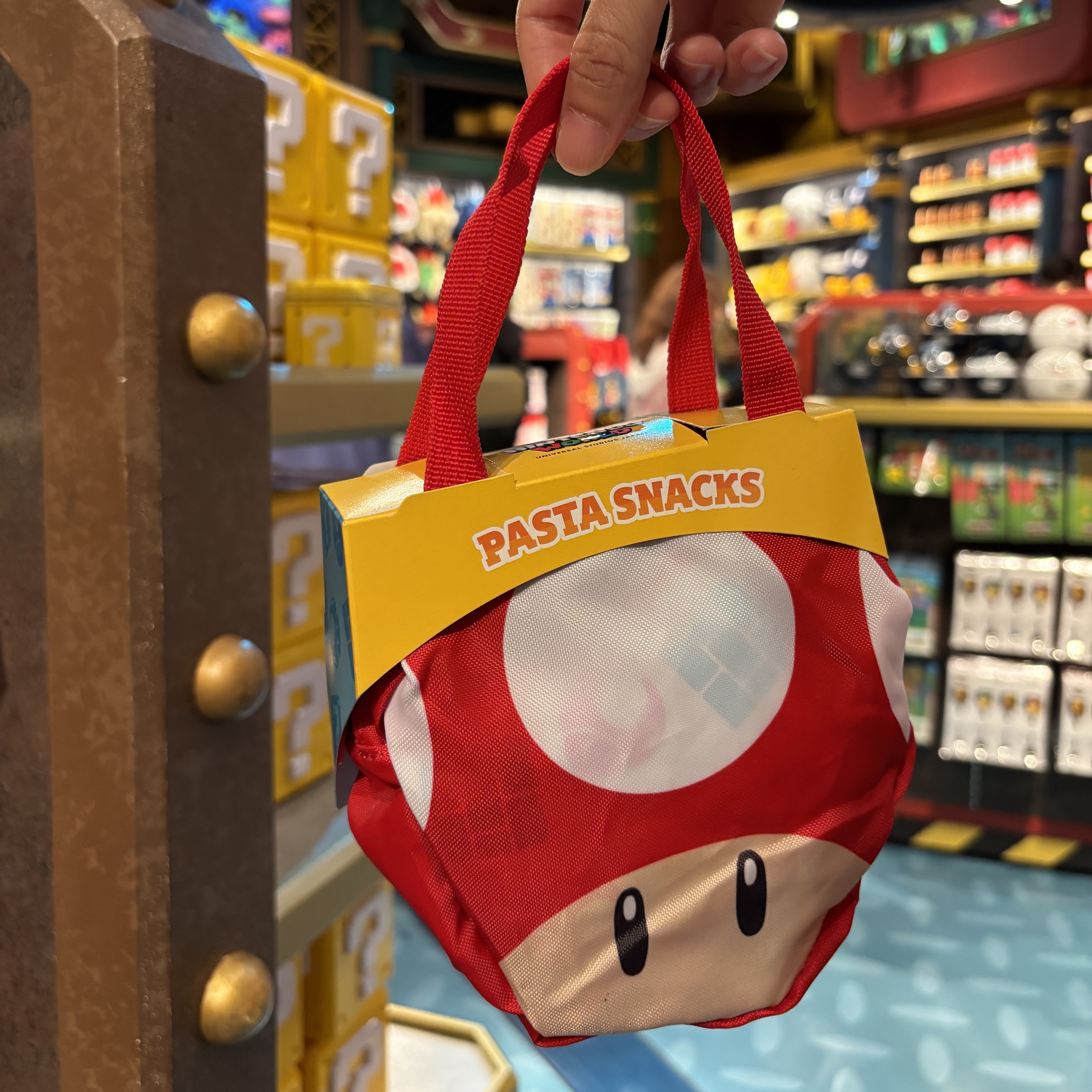 【訂貨】USJ Mario 蘑菇 通粉零食 手挽袋