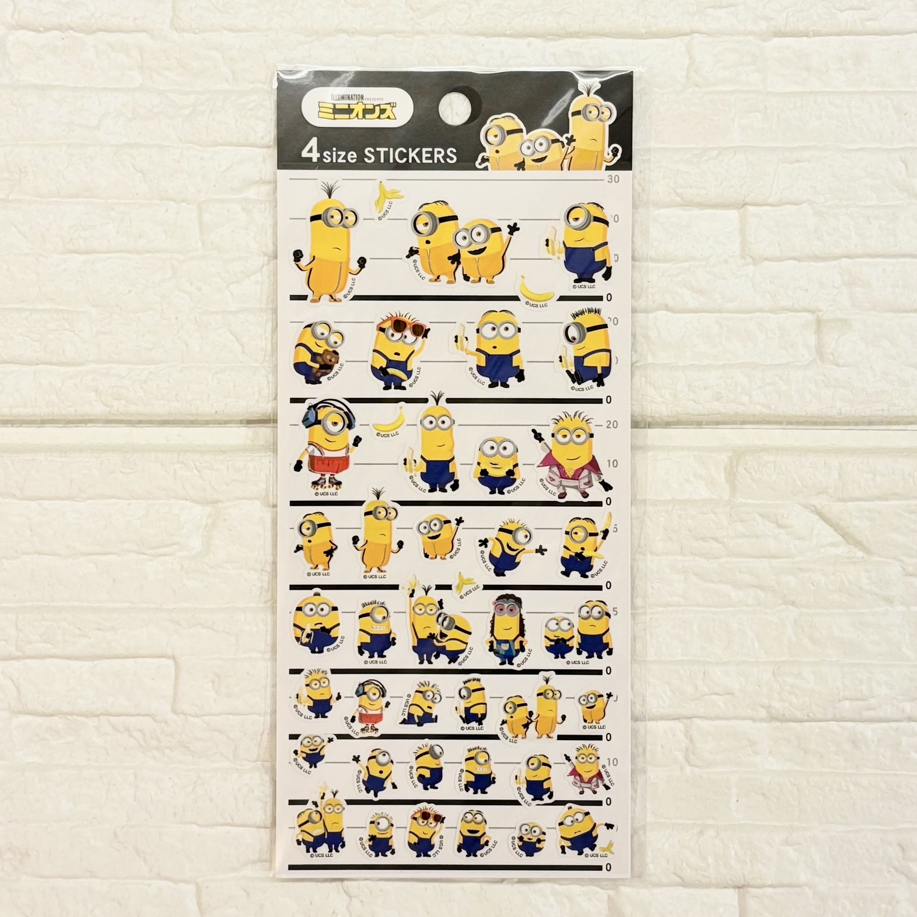 【現貨】Minions Despicable ME 貼紙 4款大小 4 Size Stickers