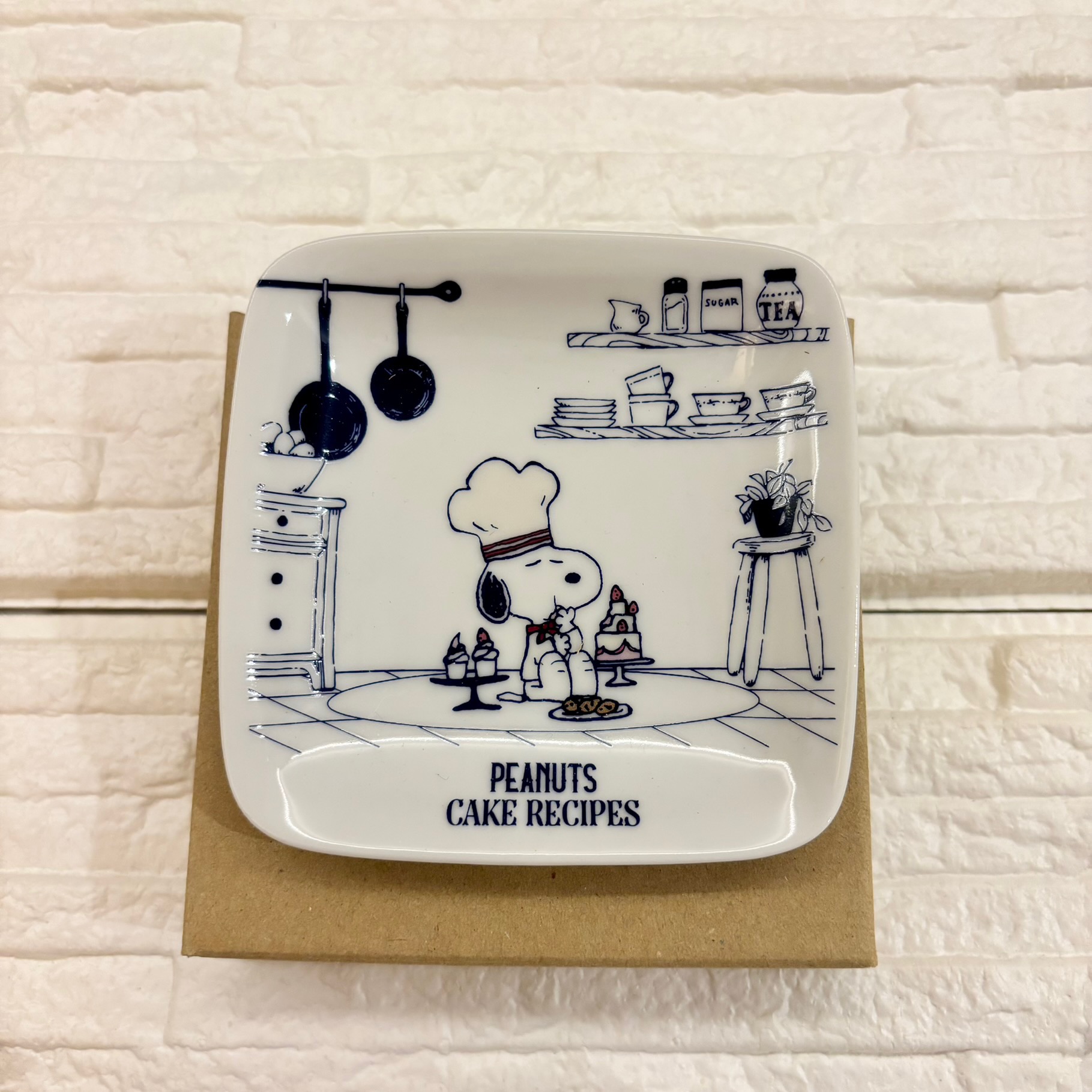 【現貨】Afternoon Tea Living x PEANUTS CAKE RECIPES SNOOPY 醬油碟