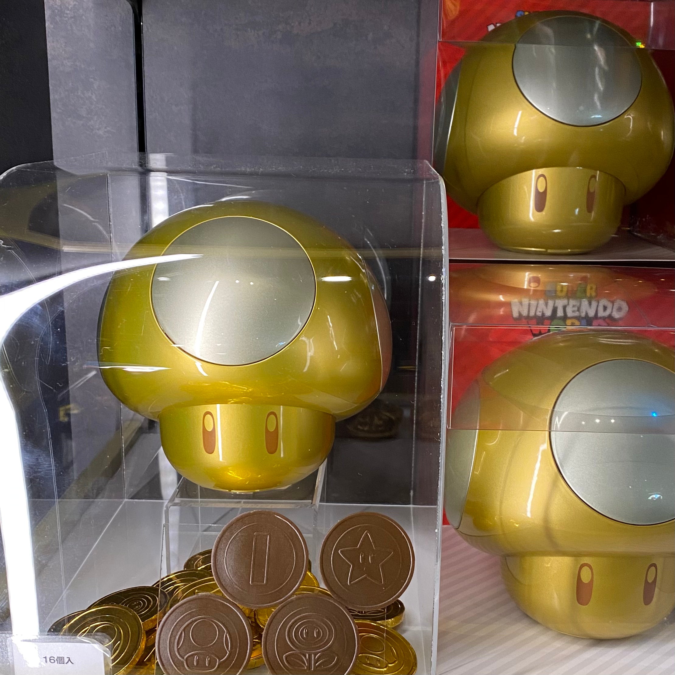 【訂貨】USJ Mario 金色蘑菇 金幣朱古力