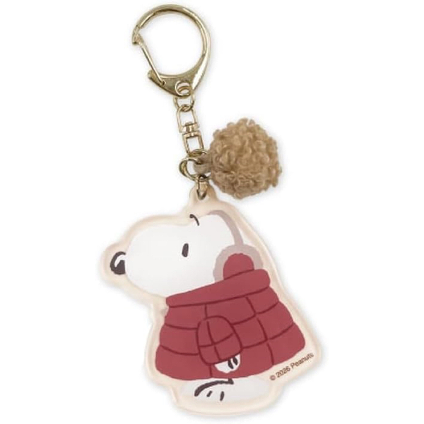 【訂貨】Snoopy 史努比 秋冬羽絨服系列 - 亞加力膠 鑰匙扣