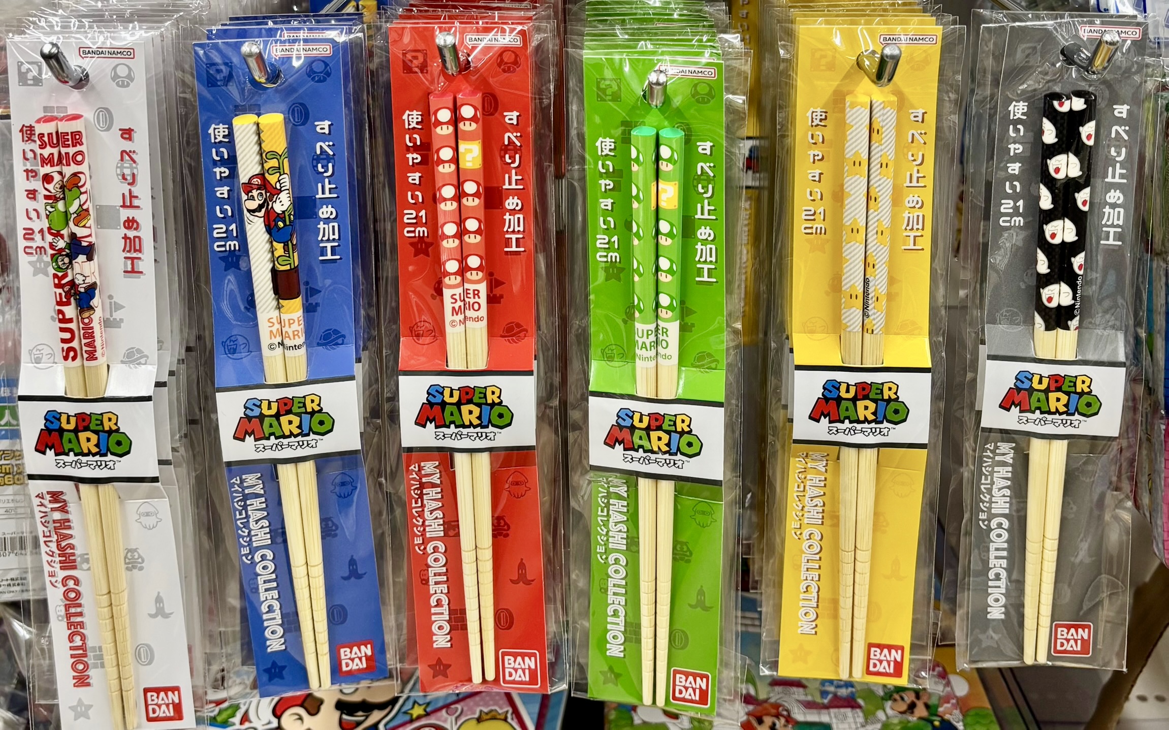 【訂貨】Mario My Hashi Collection 竹筷子