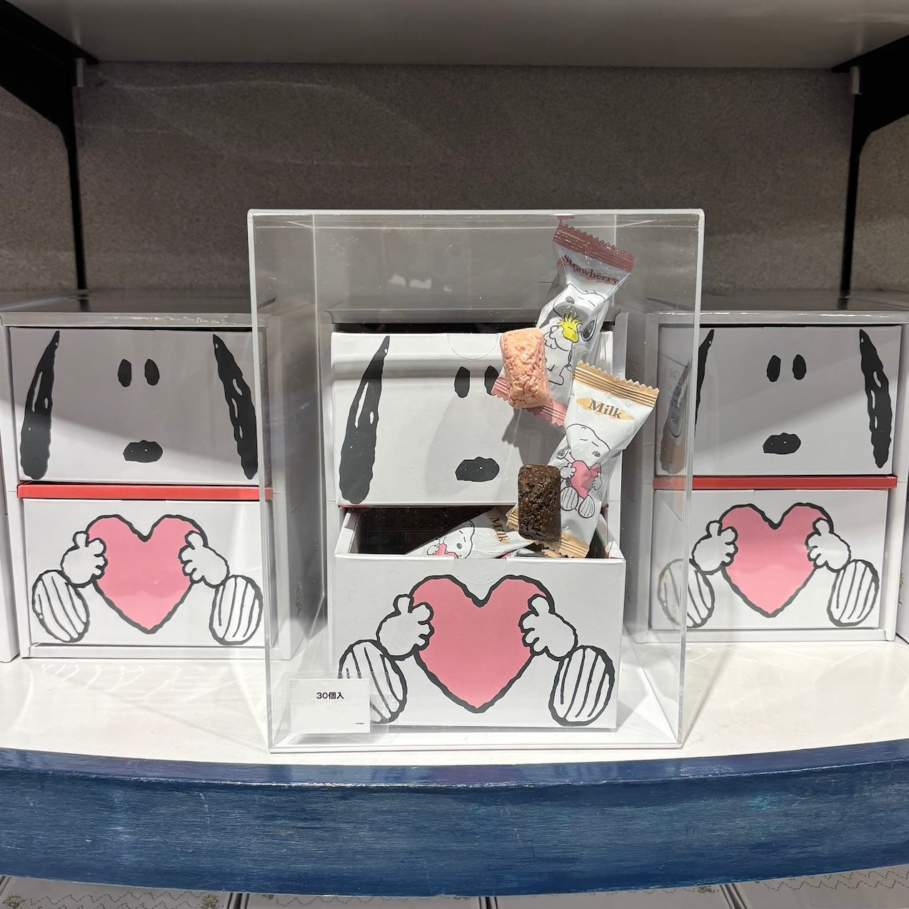 USJ Snoopy 紙櫃桶造型朱古力脆脆