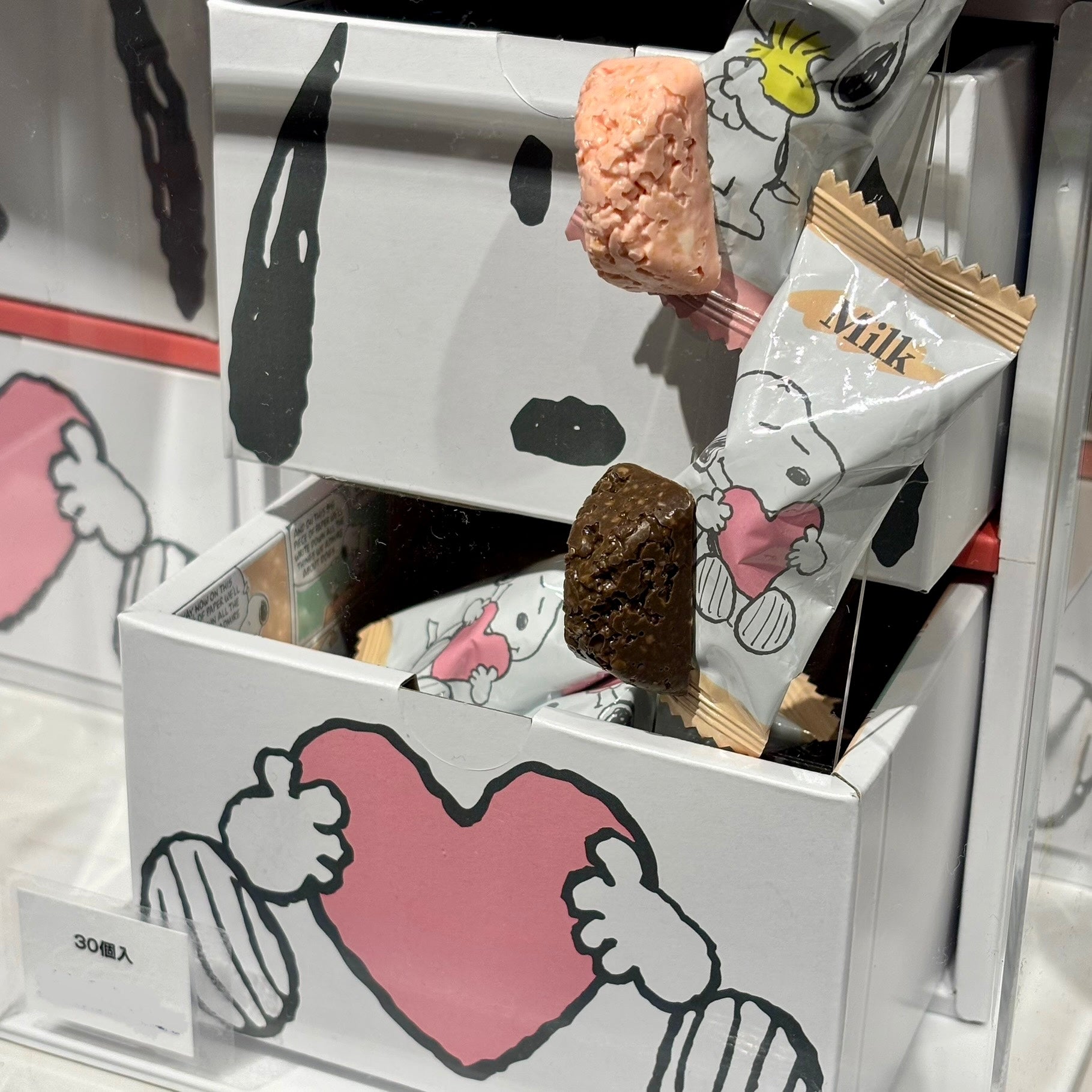 USJ Snoopy 紙櫃桶造型朱古力脆脆