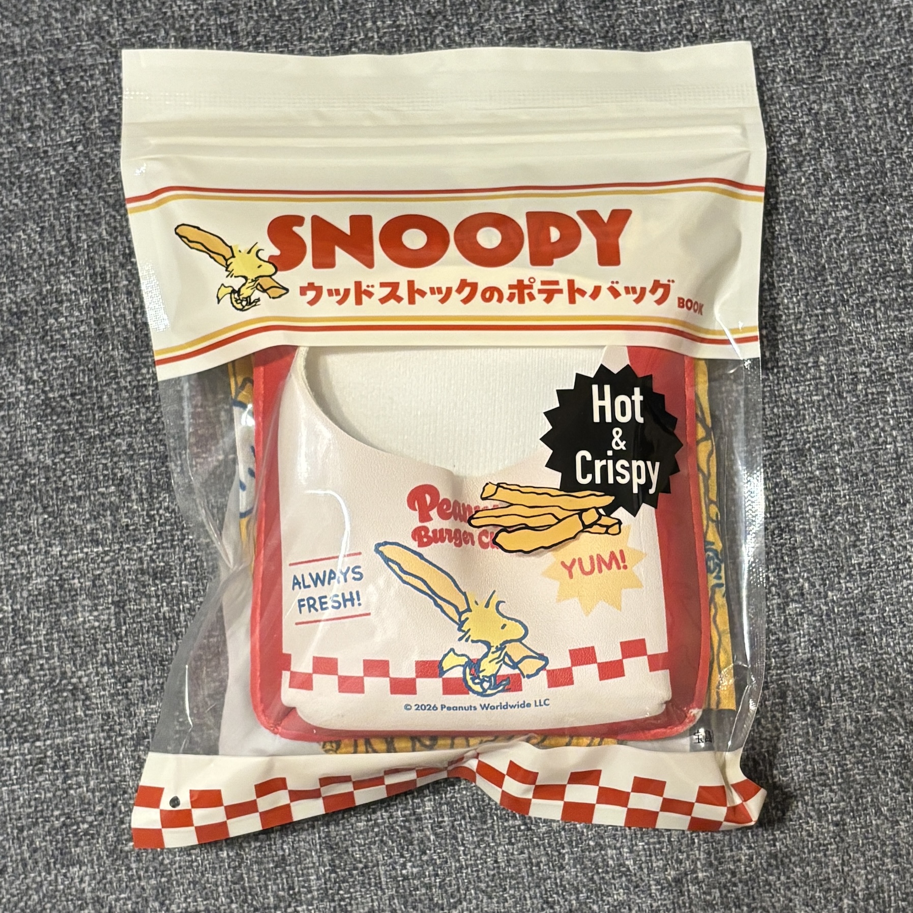 【訂貨】Snoopy 史努比 x Family Mart 日本全家便利店限定 - Woodstock 薯條造型 環保袋 購物袋