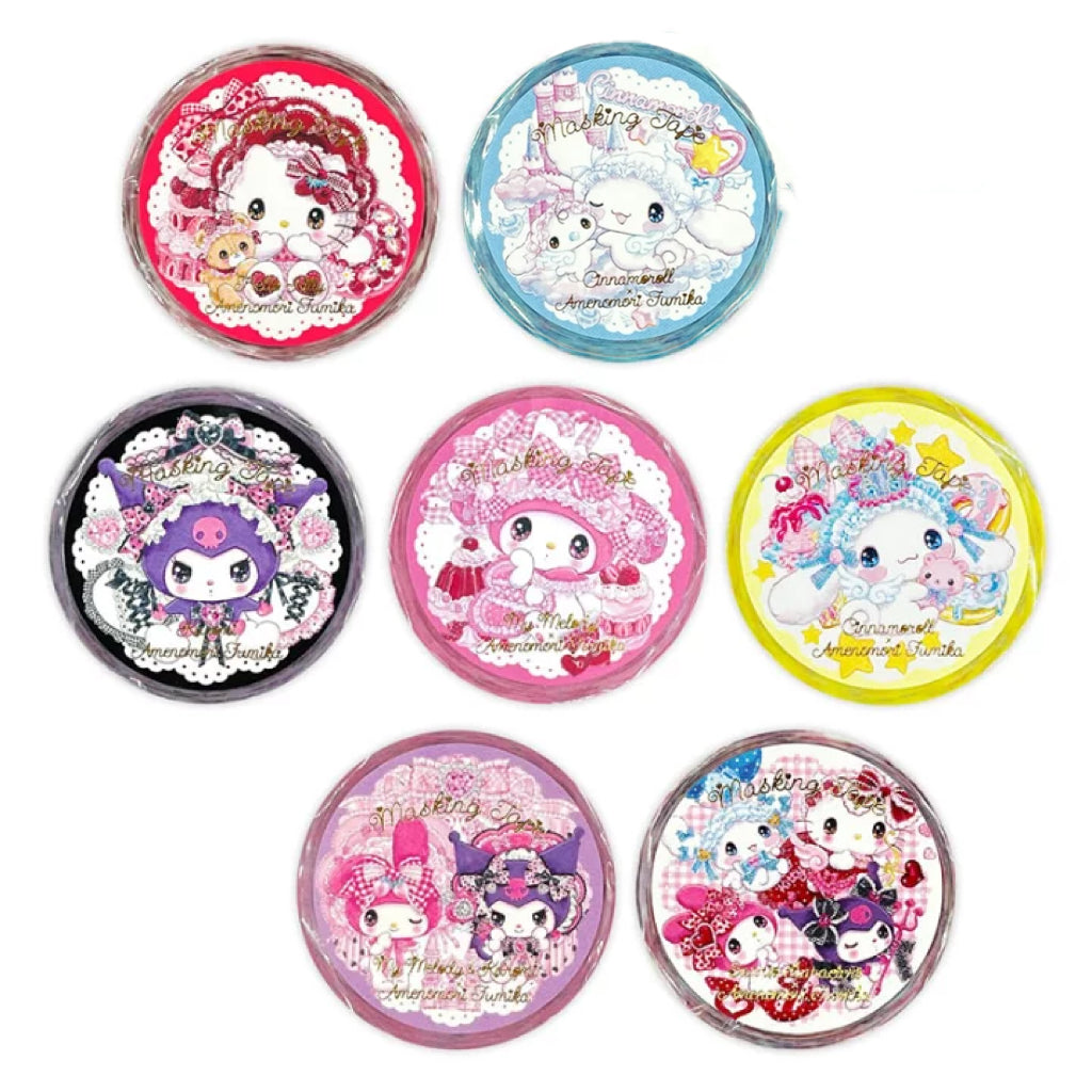 Sanrio x Amenomori Fumika - 紙膠帶 Masking Tape