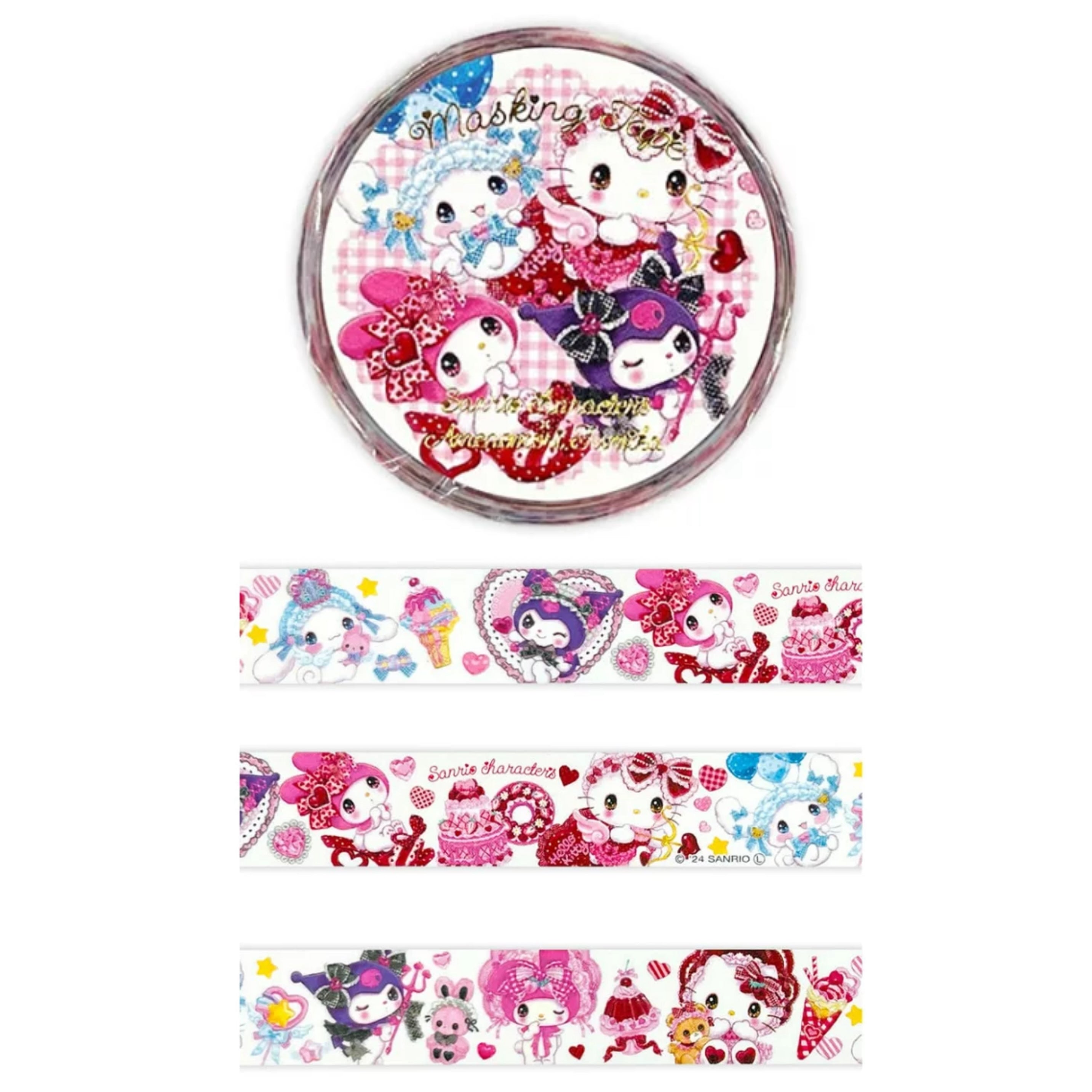Sanrio x Amenomori Fumika - 紙膠帶 Masking Tape