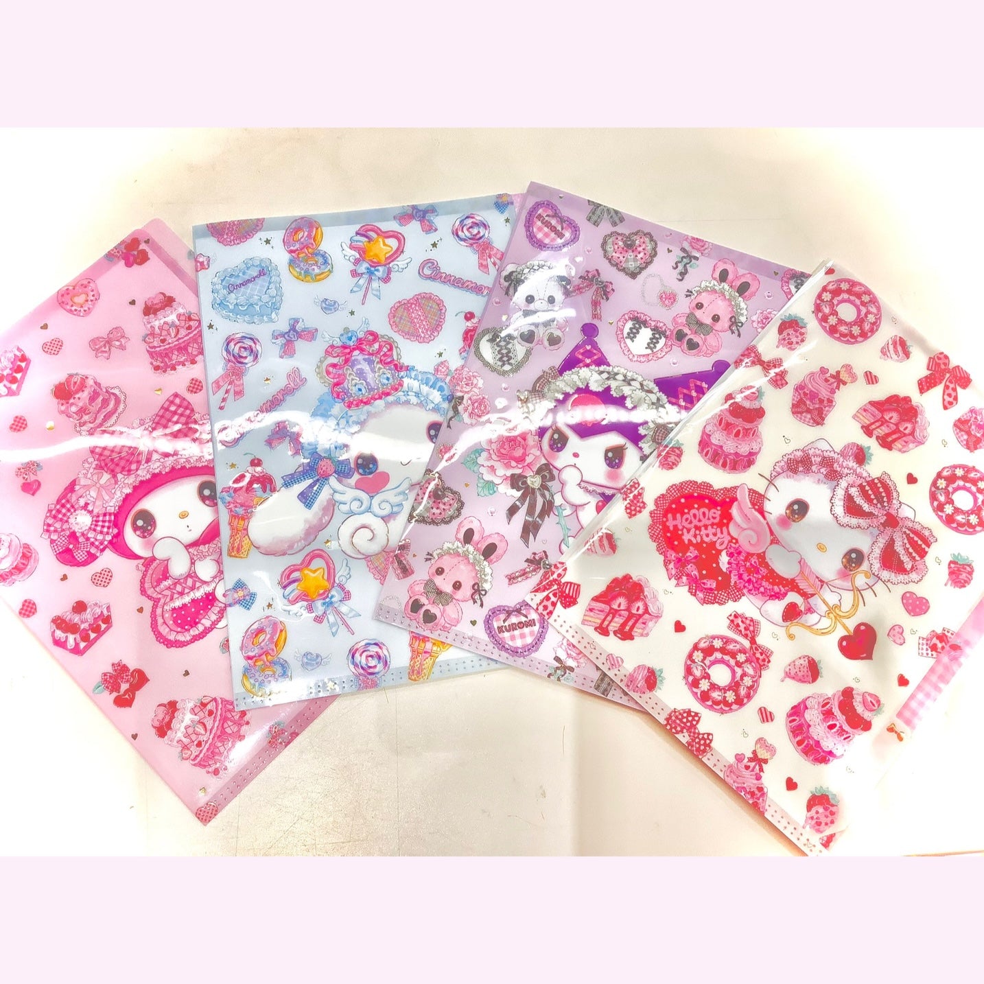 Sanrio x Amenomori Fumika 文具系列 - A5 文件夾 Clear File