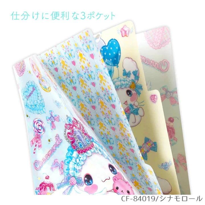 Sanrio x Amenomori Fumika 文具系列 - A5 文件夾 Clear File