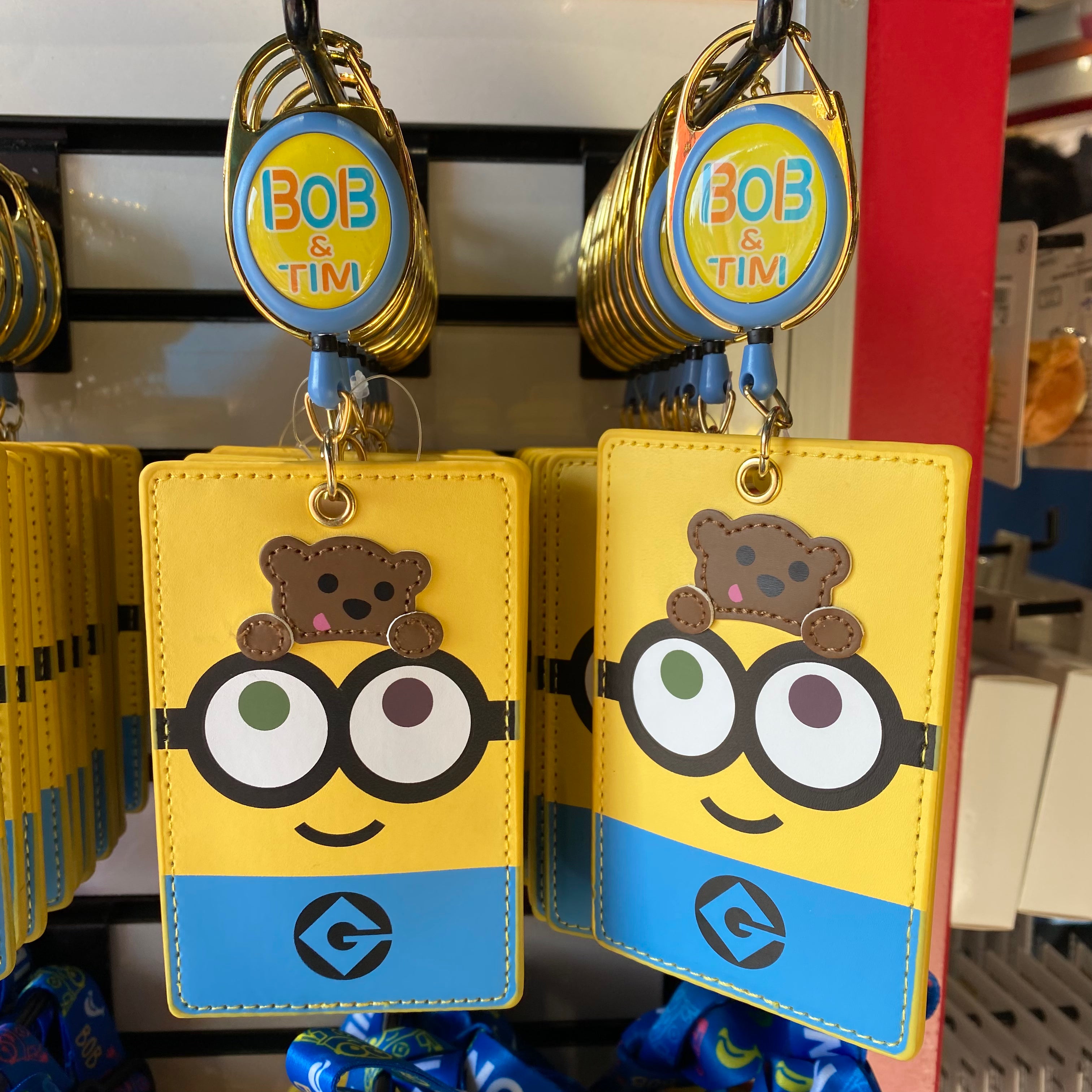 USJ Minions Bob & Tim 伸縮繩卡套