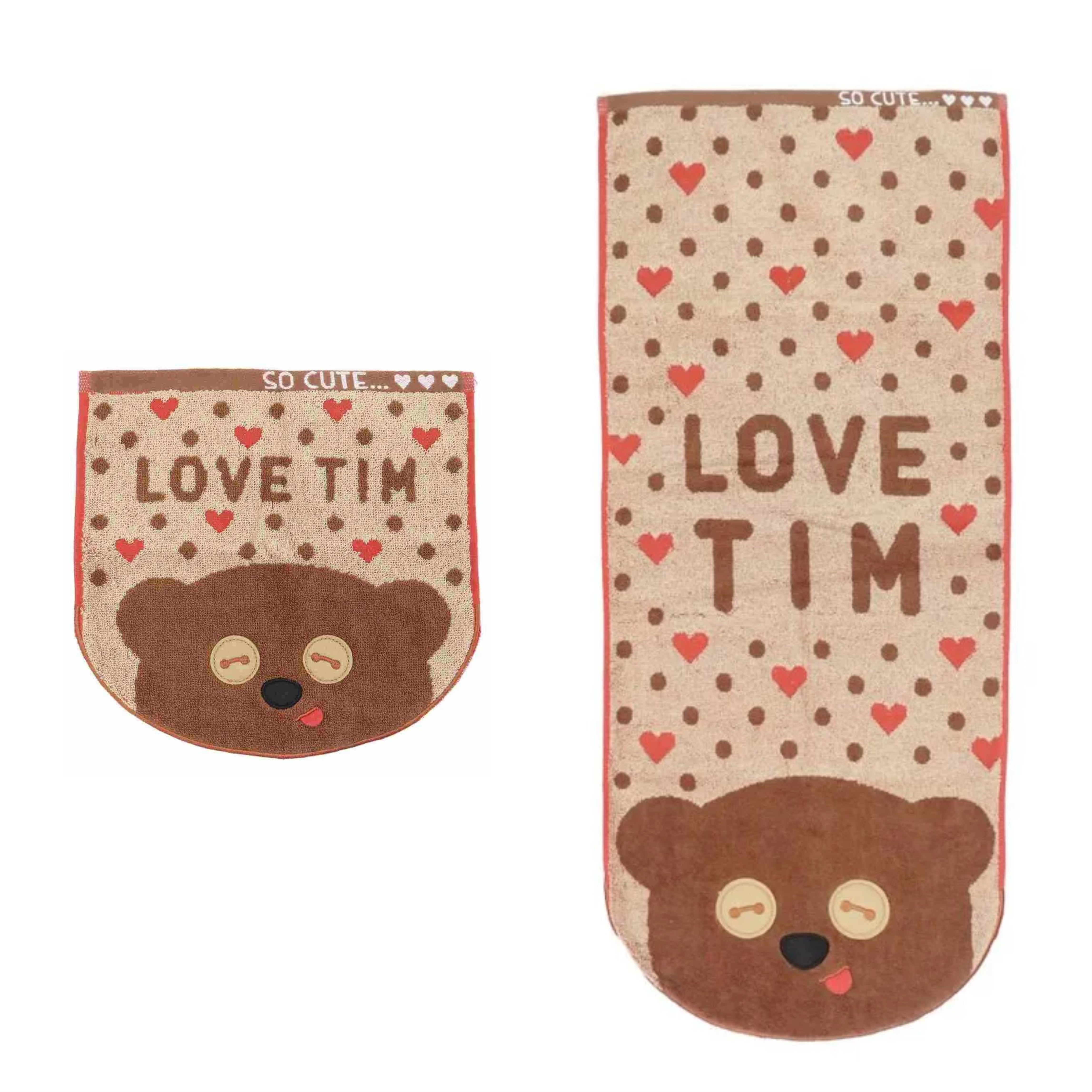 Tim Bear 毛巾 (Love Tim)
