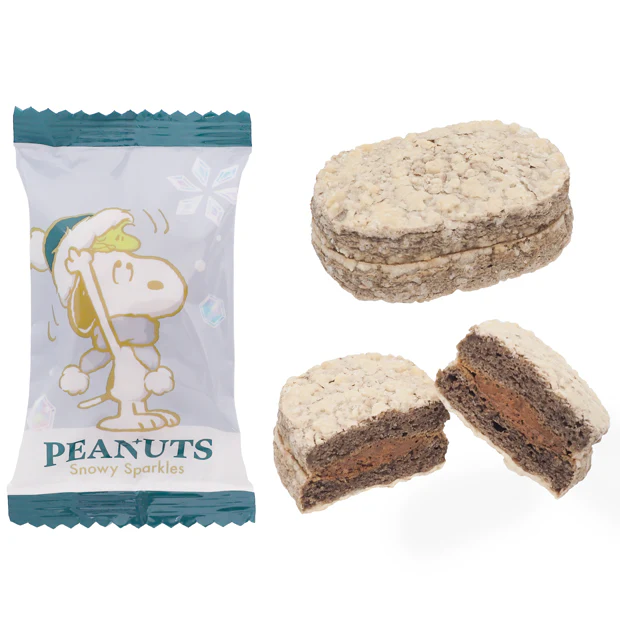 【訂貨】USJ PEANUTS Snowy Sparkles 史努比聖誕系列 - 朱古力夾心餅乾