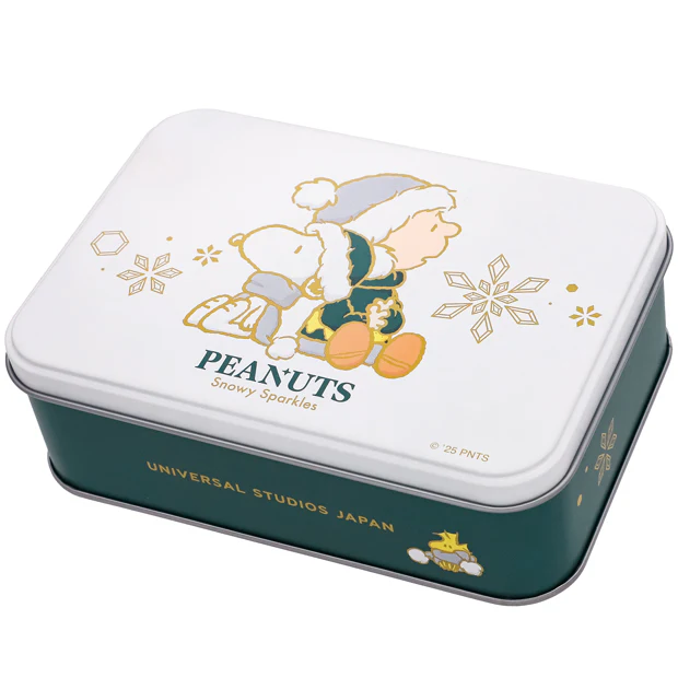 【訂貨】USJ PEANUTS Snowy Sparkles 史努比聖誕系列 - 朱古力夾心餅乾