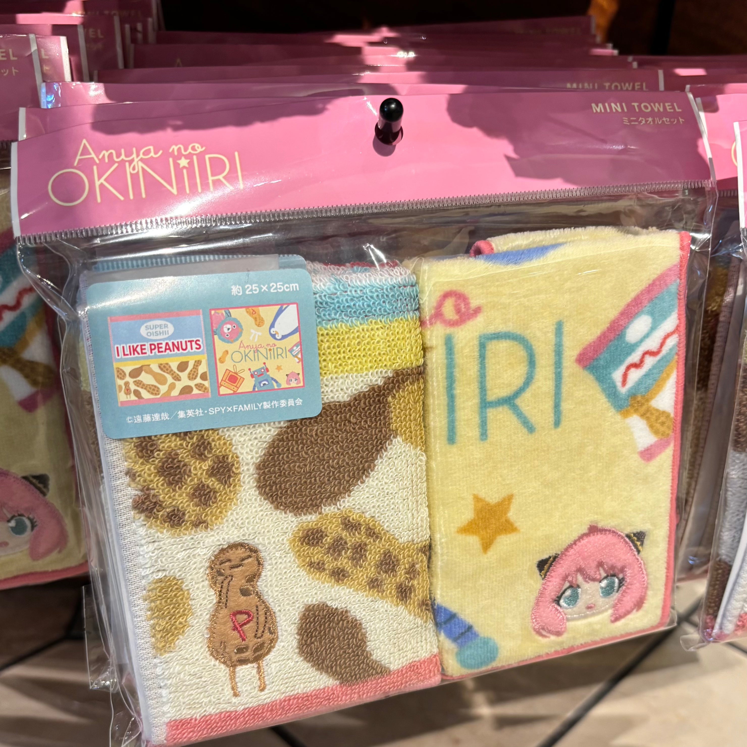 USJ SPYXFAMILY 2025 小毛巾套裝