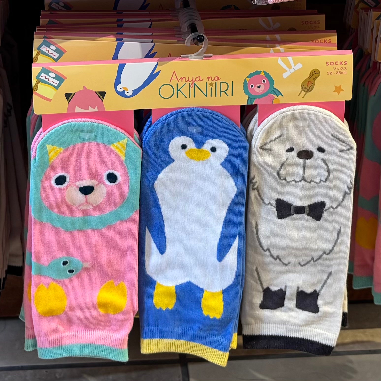 USJ SPYXFAMILY 2025 成人襪套裝（3對）