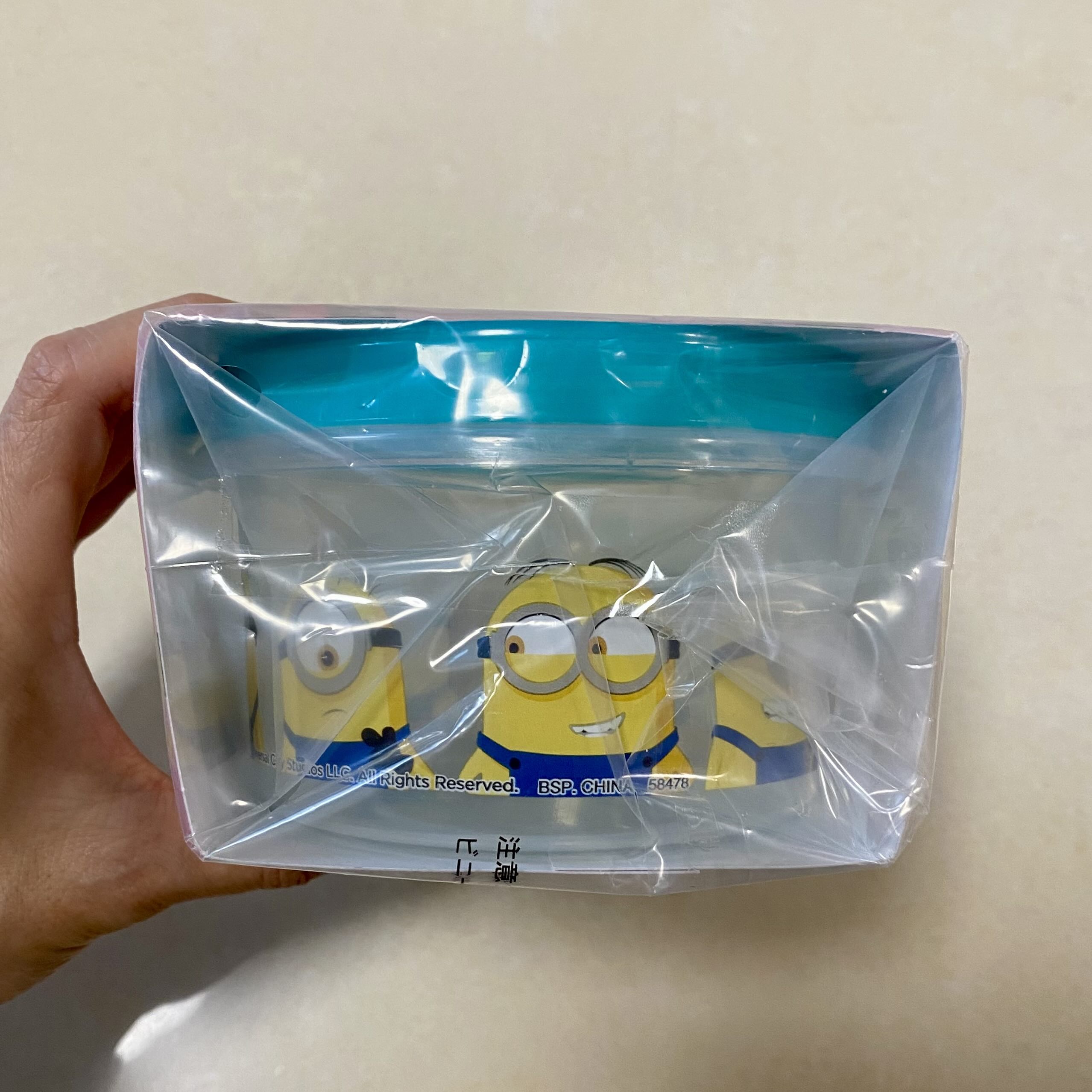 【現貨】Minions: the rise of gru 電影一番賞 - 圓形密實盒 食物盒