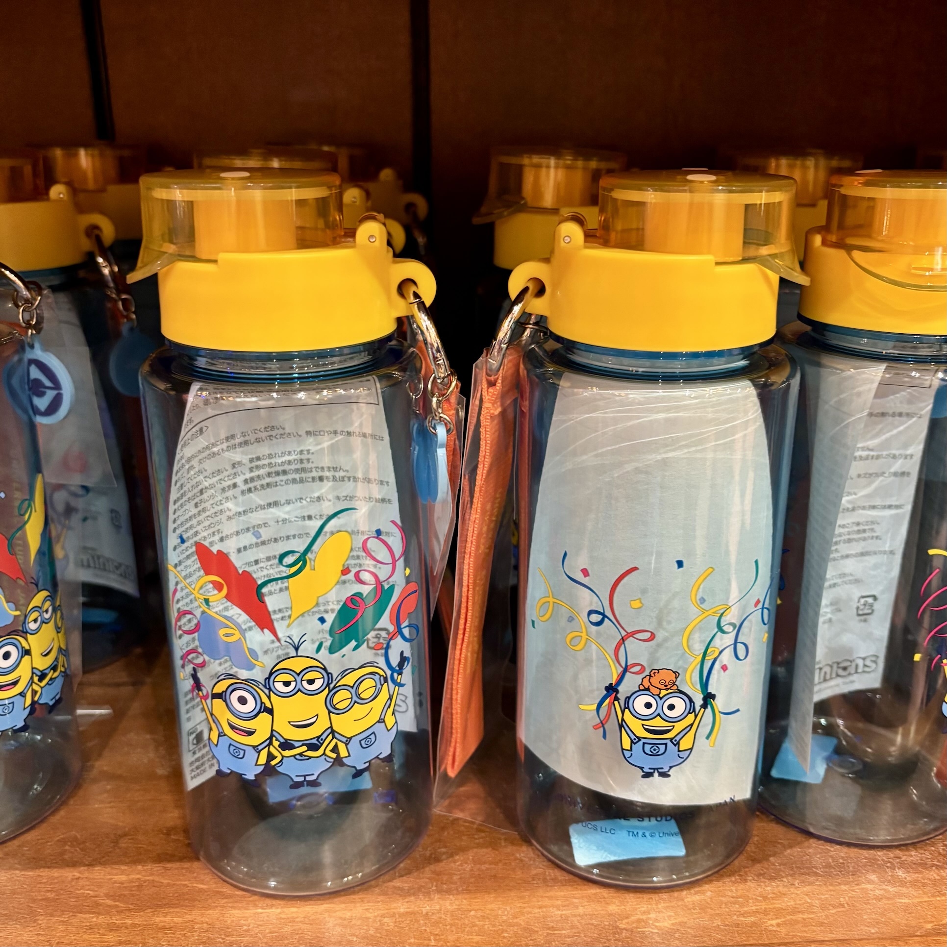 【訂貨】USJ 25th Discover U 週年紀念系列 - Minions 迷你兵團 小小兵 透明水樽連手繩
