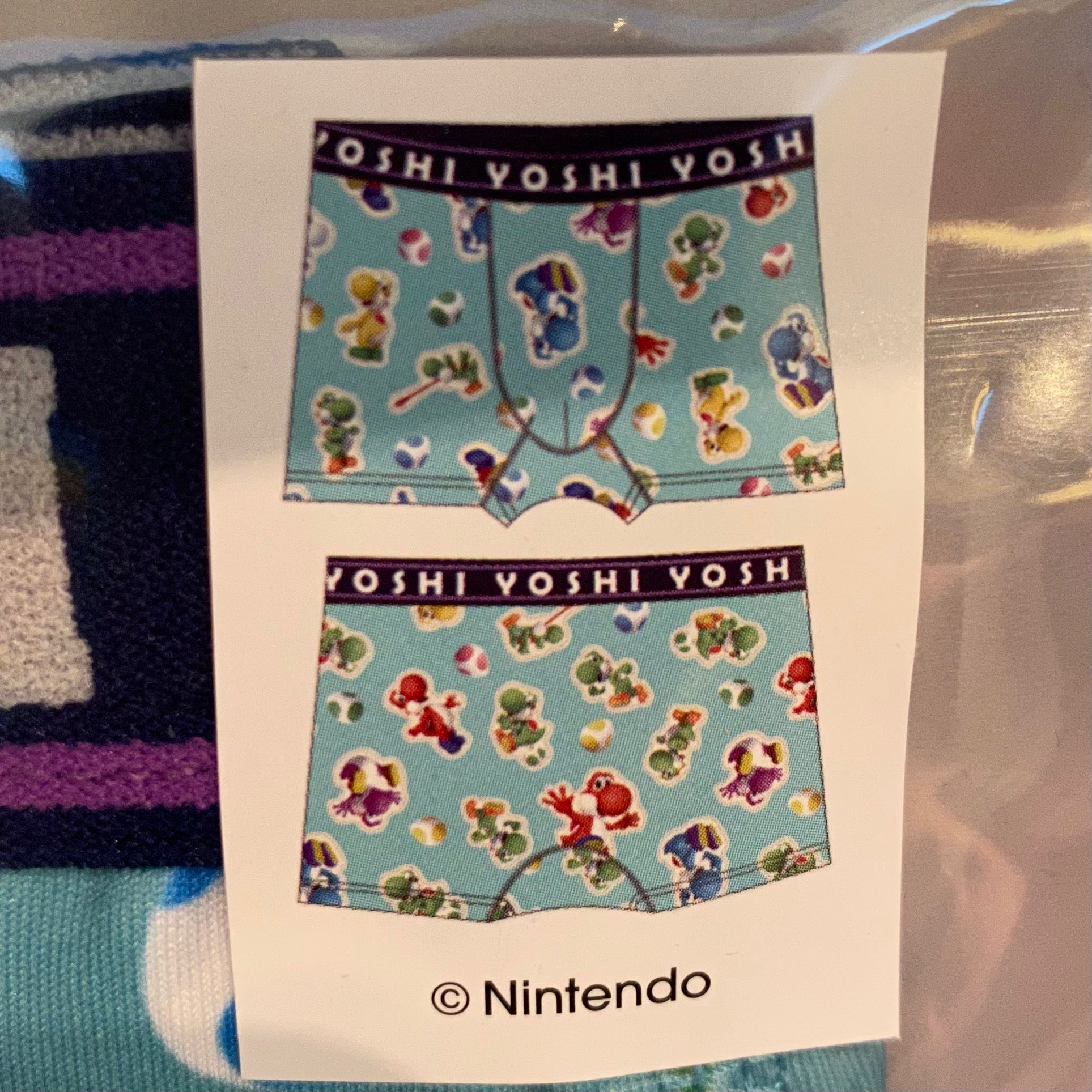 【訂貨】USJ Nintendo World Yoshi 男裝平腳內褲