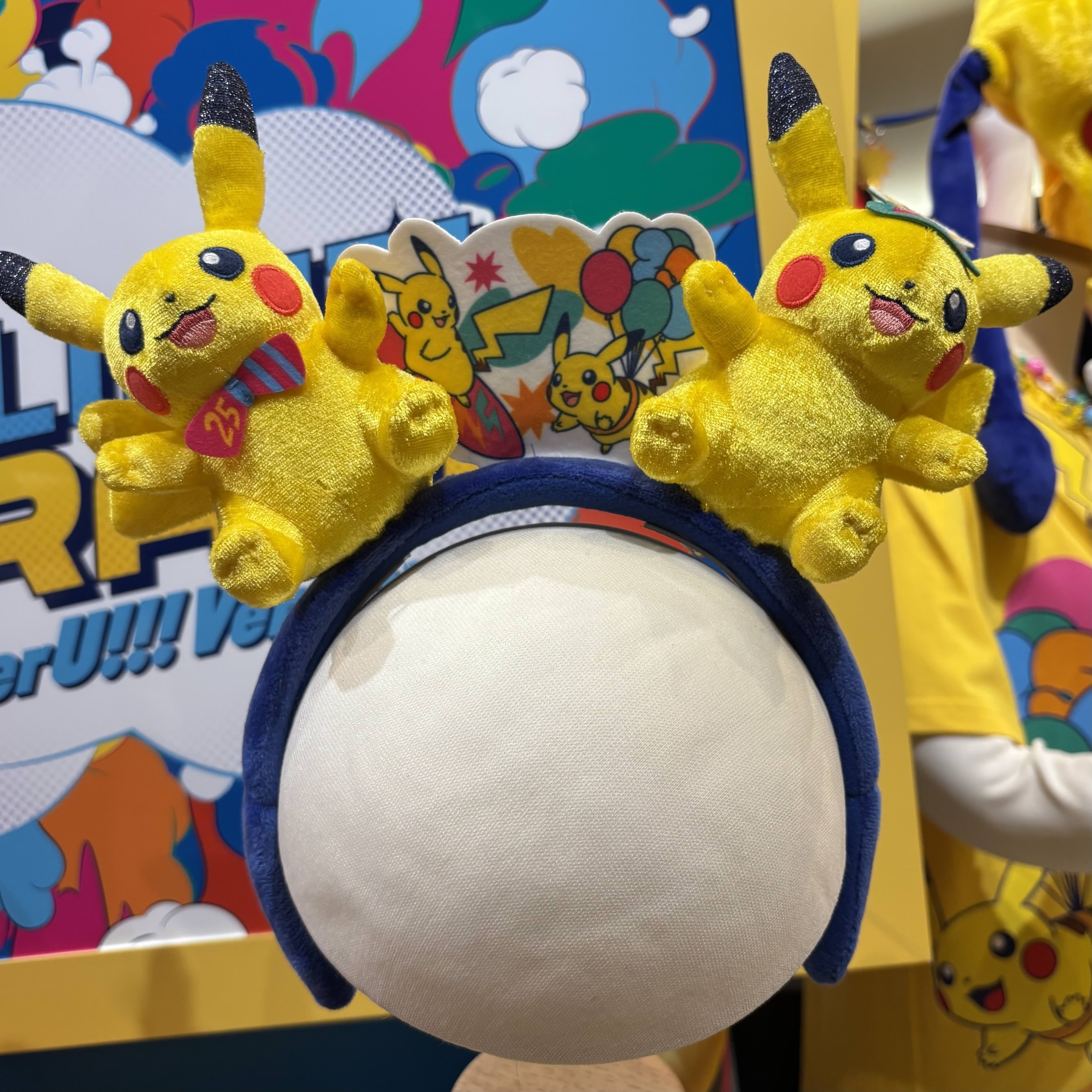 【訂貨】USJ 25th Discover U 週年紀念系列 - Pokemon 寶可夢 比卡超頭箍