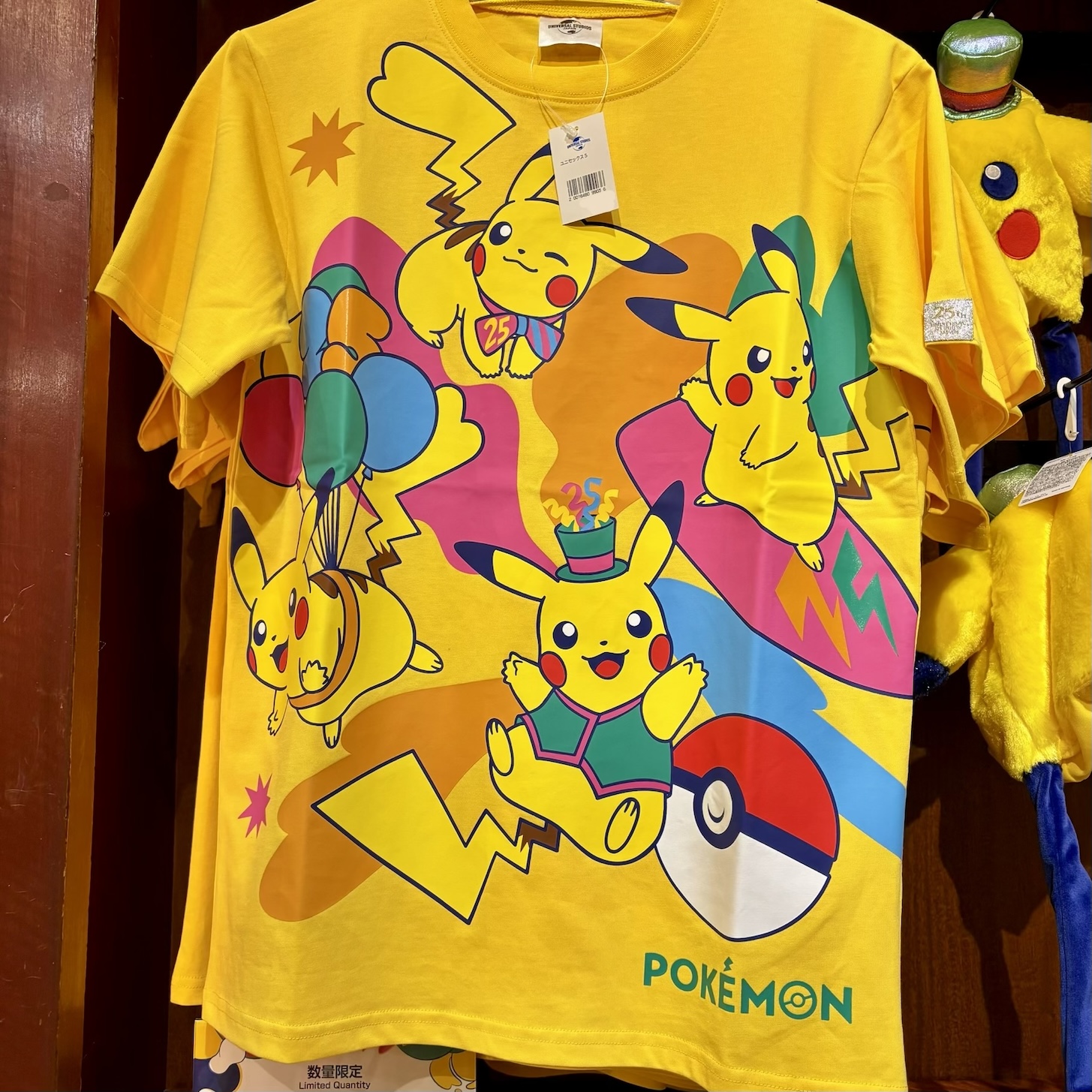 【訂貨】USJ 25th Discover U 週年紀念系列 - Pokemon 寶可夢 成人短袖 Tshirt