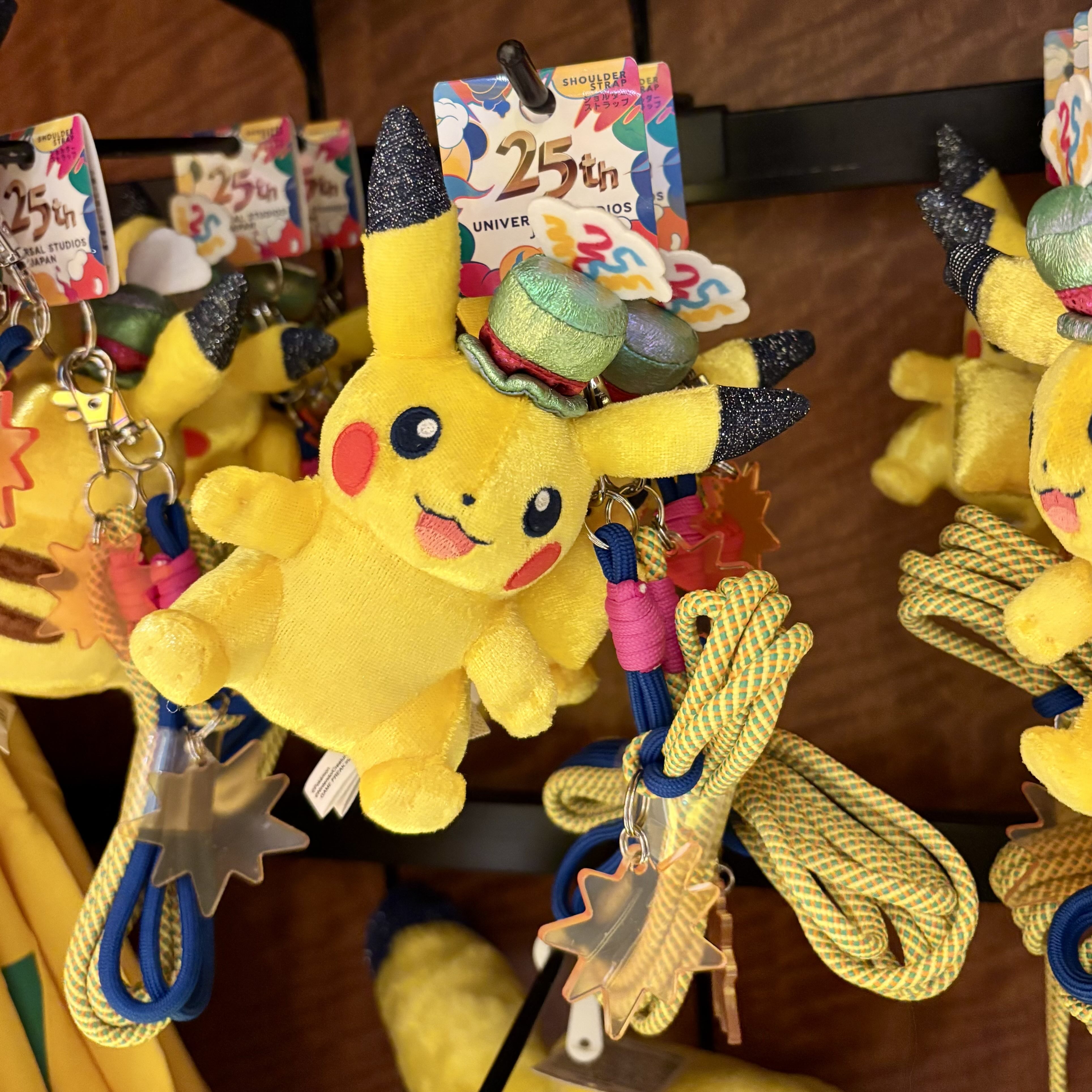 【訂貨】USJ 25th Discover U 週年紀念系列 - Pokemon 寶可夢 比卡超公仔連掛繩