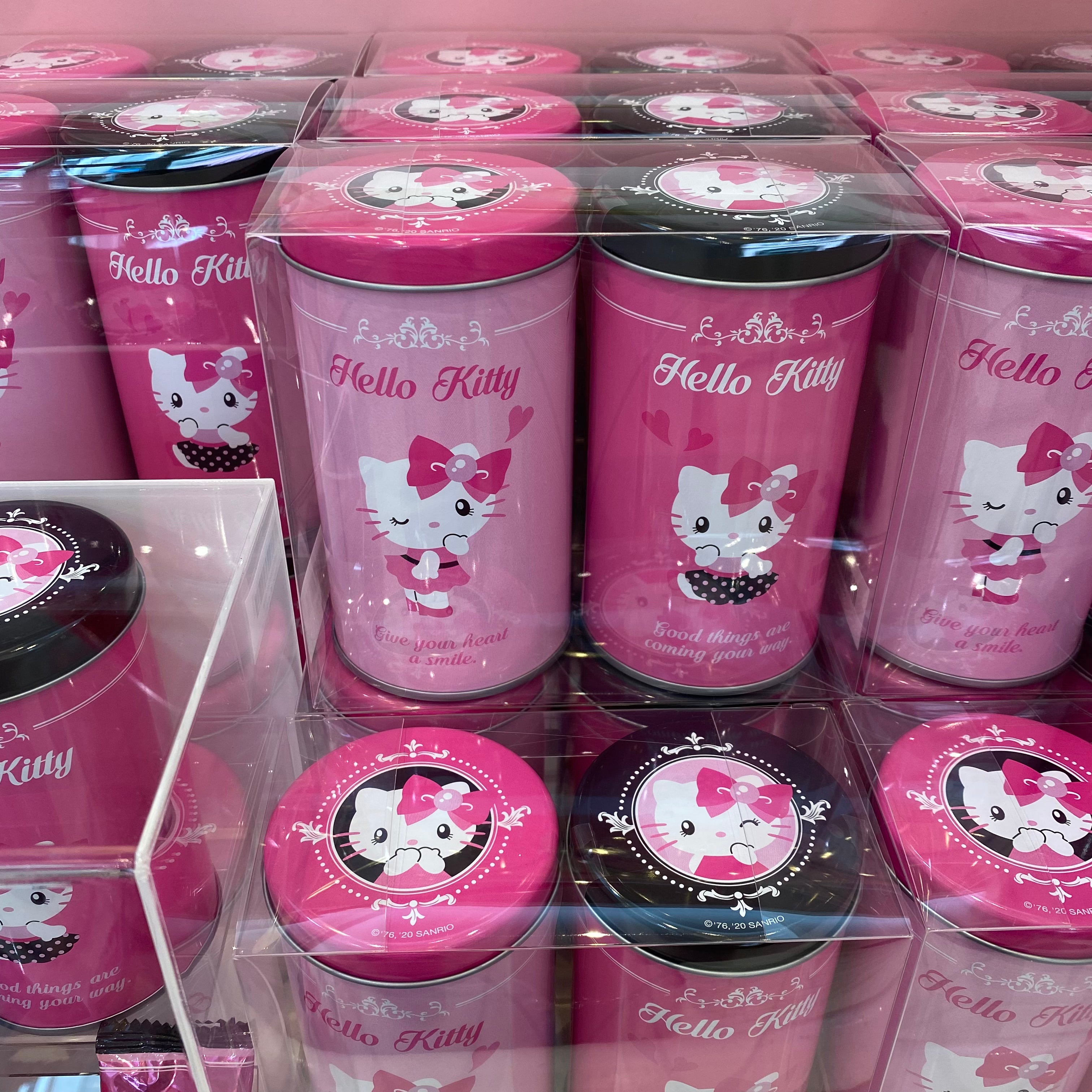 USJ Hello Kitty 曲奇朱古力罐