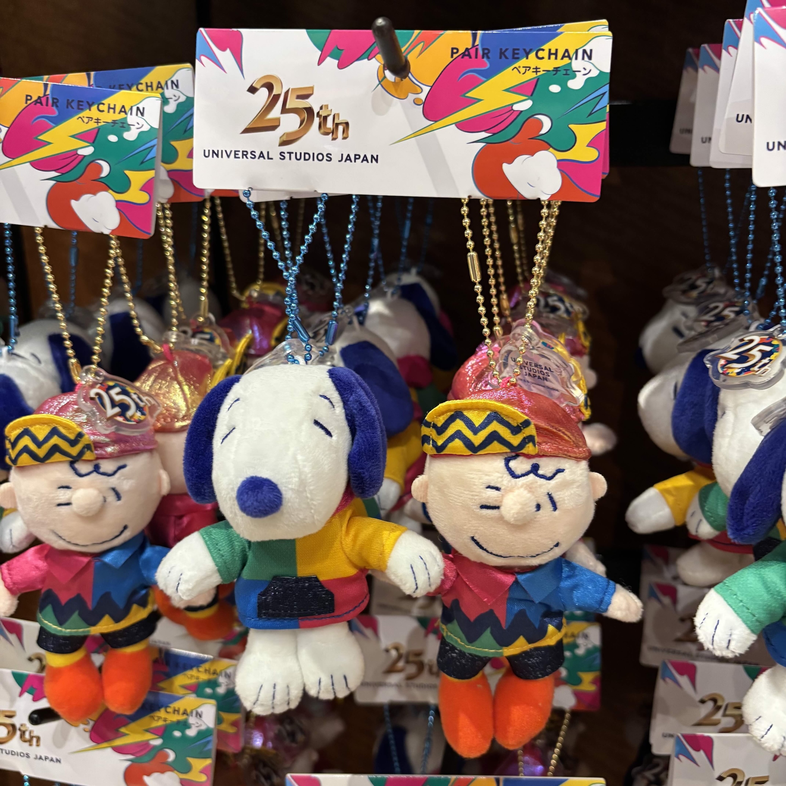 【訂貨】USJ 25th Discover U 週年紀念系列 - Snoopy & Charlie Brown Pair 公仔掛飾