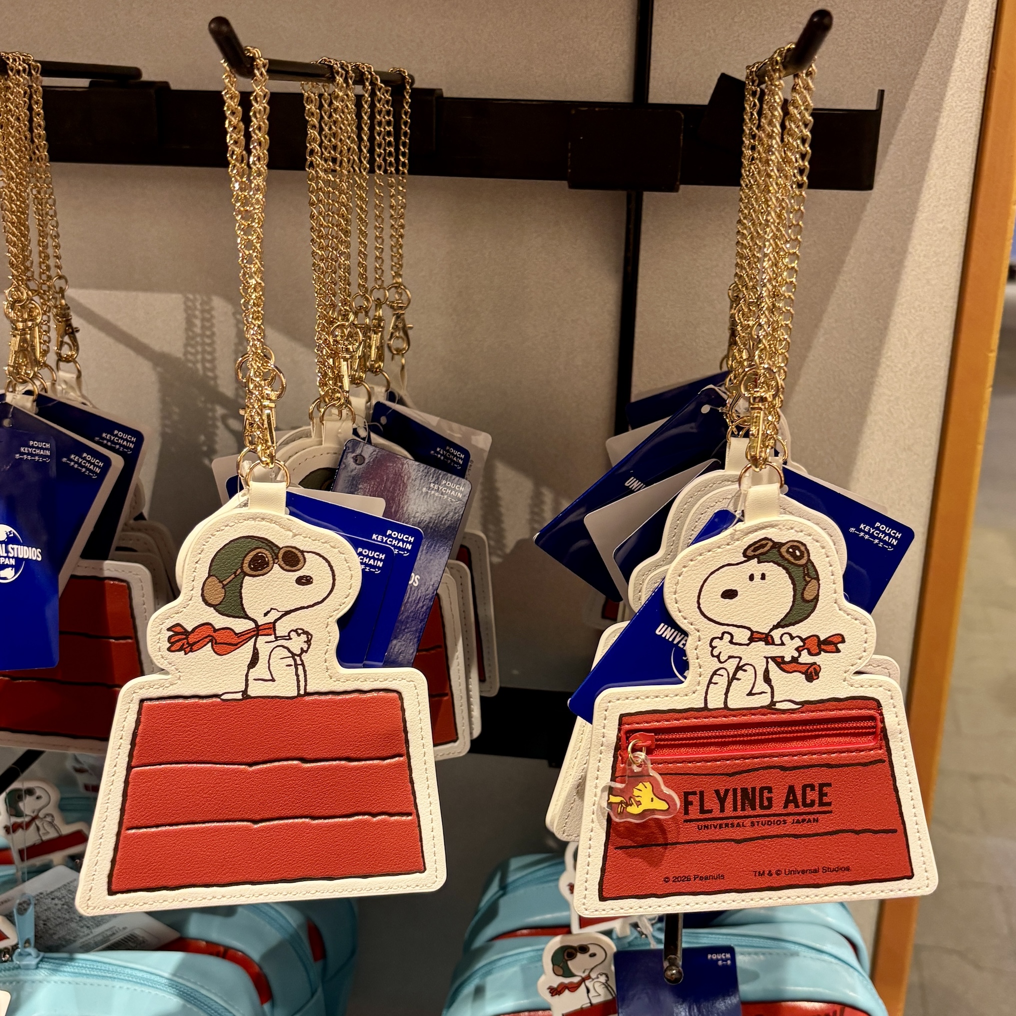 【訂貨】USJ PEANUTS Snoopy Flying Ace - 拉鍊袋掛飾
