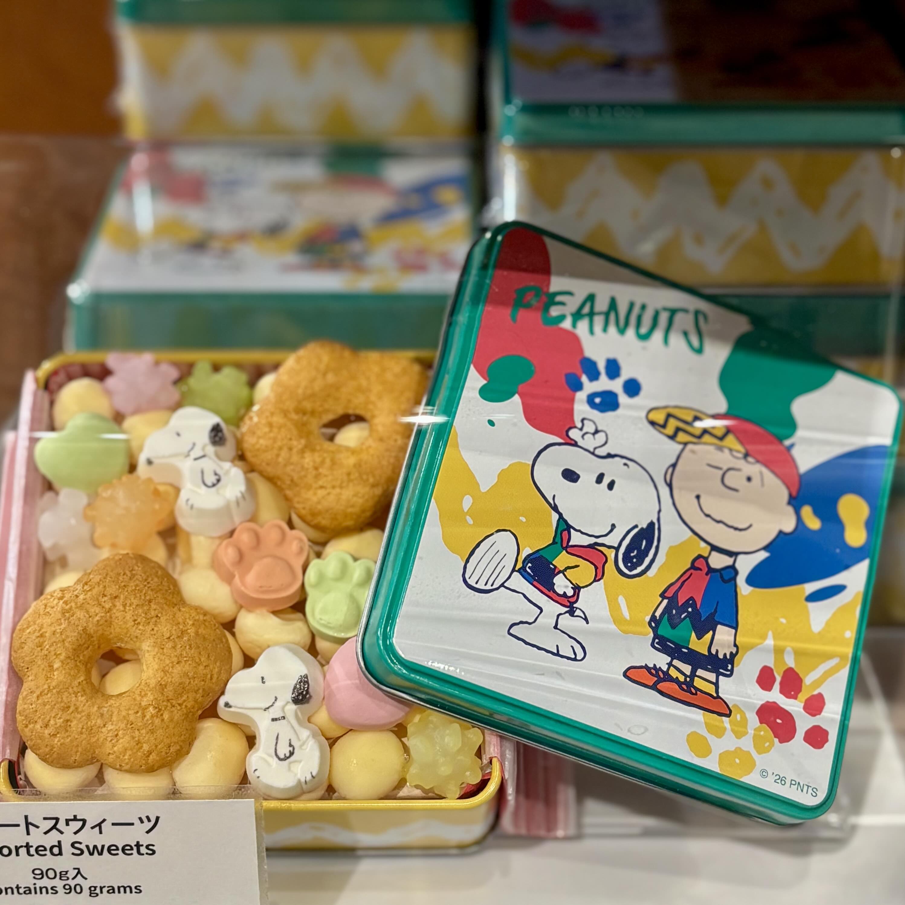 【訂貨】USJ 25th Discover U 週年紀念系列 - Snoopy & Charlie Brown 雜錦和式零食罐