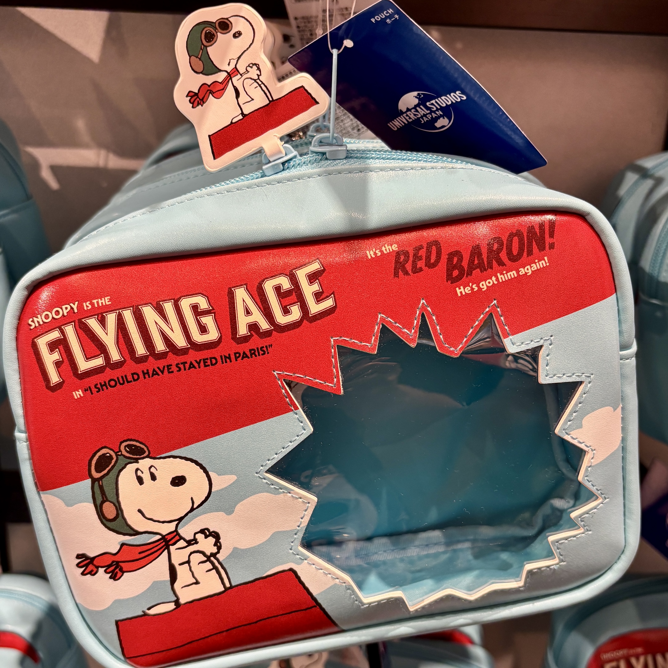 【訂貨】USJ PEANUTS Snoopy Flying Ace - 化妝袋 收納袋