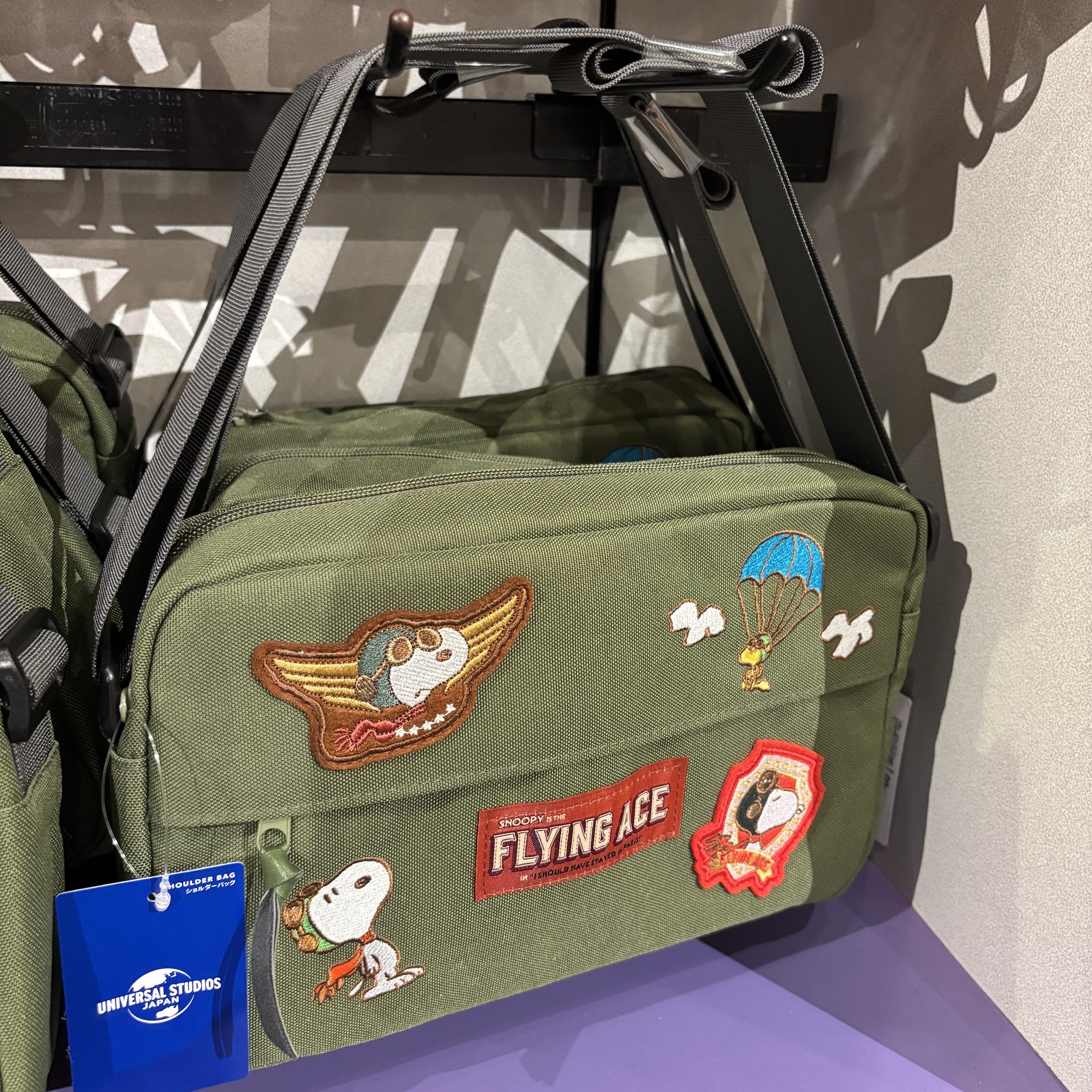 【訂貨】USJ PEANUTS Snoopy Flying Ace - 單肩包 斜揹袋