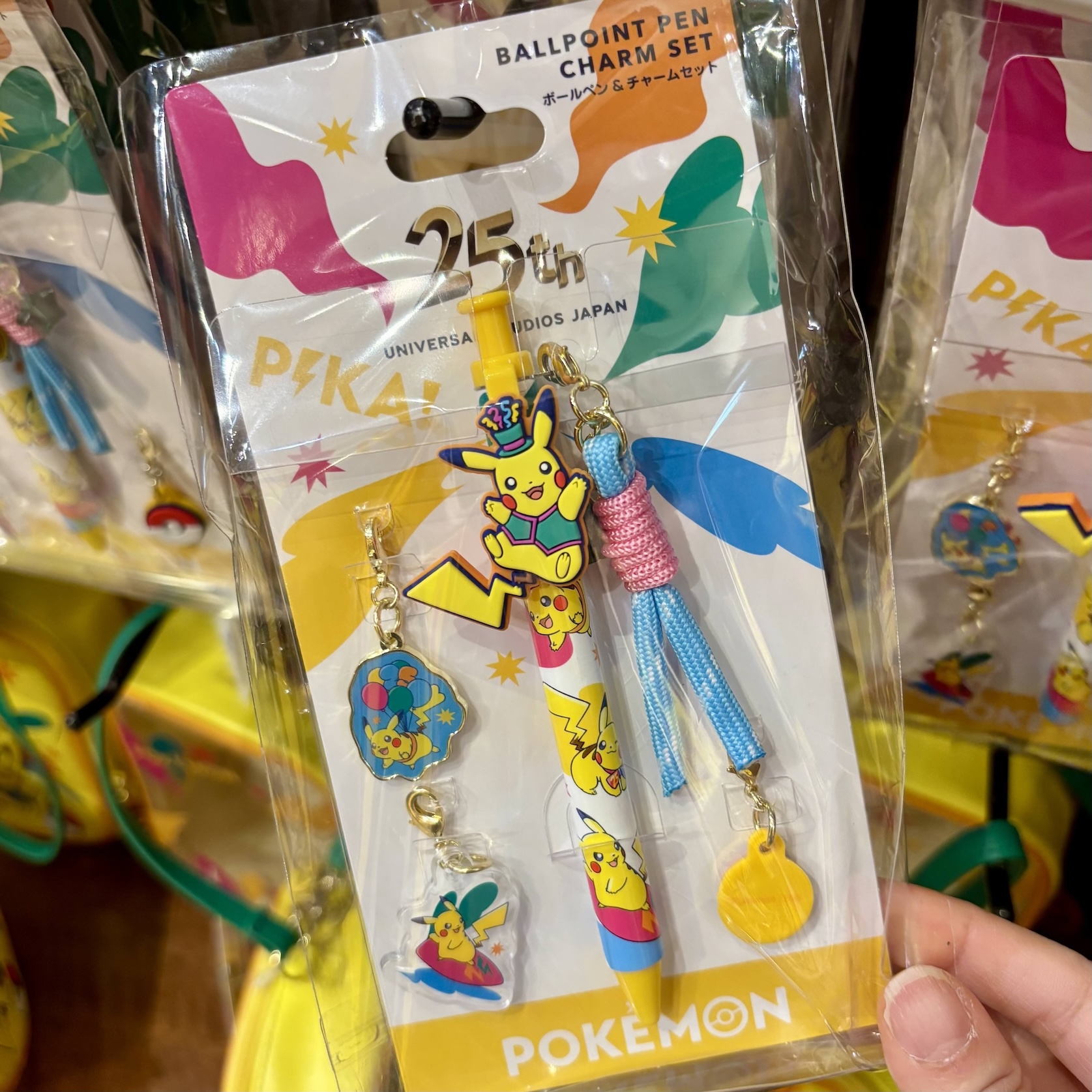 【訂貨】USJ 25th Discover U 週年紀念系列 - Pokemon 寶可夢 原子筆連小吊飾