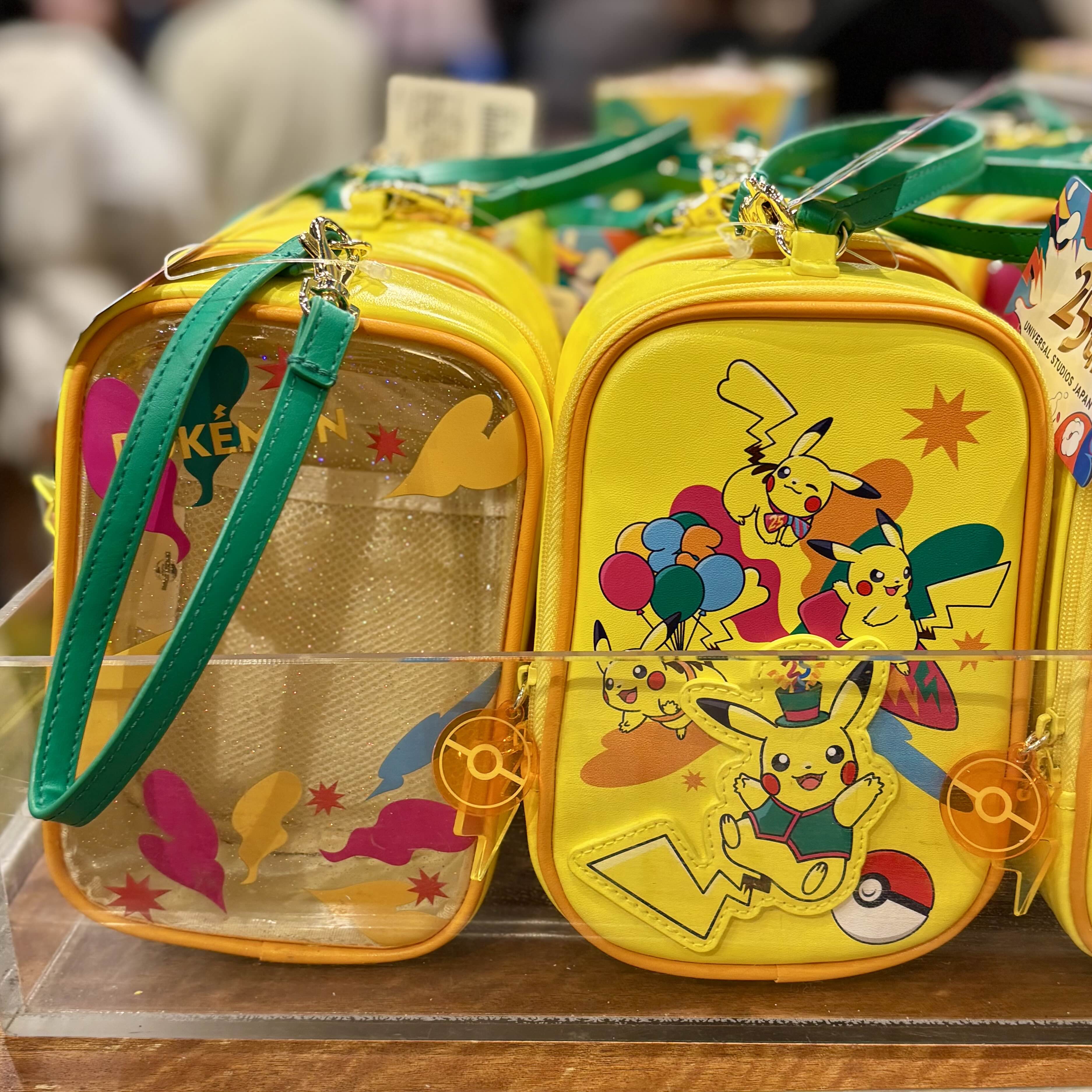 【訂貨】USJ 25th Discover U 週年紀念系列 - Pokemon 寶可夢 比卡超 Gadget Case 多用途收納袋 痛袋 透明娃包 