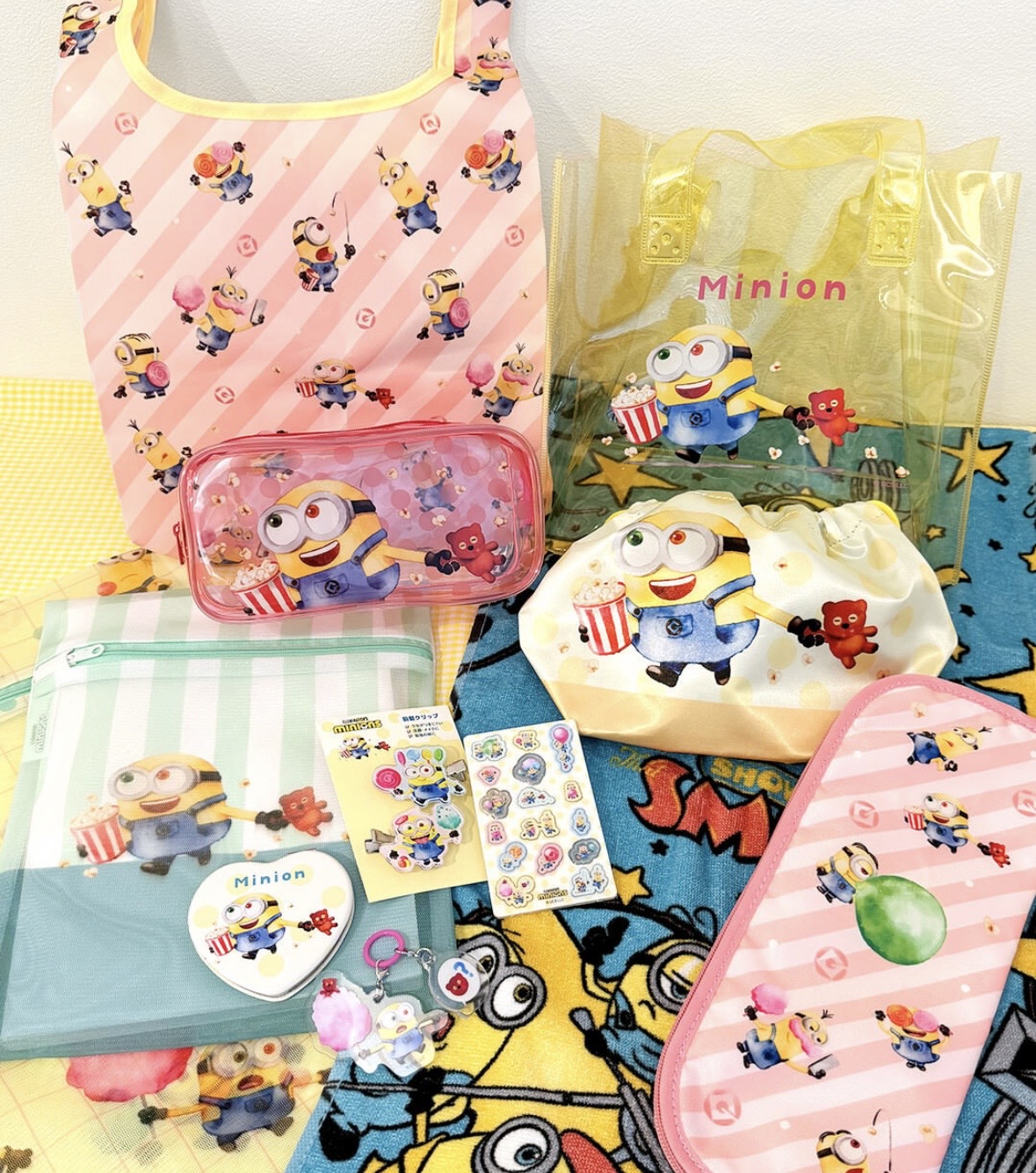 【預訂｜8月】MINIONS 迷你兵團 小小兵 糖果風系列 - 洗衣袋（2pcs set）