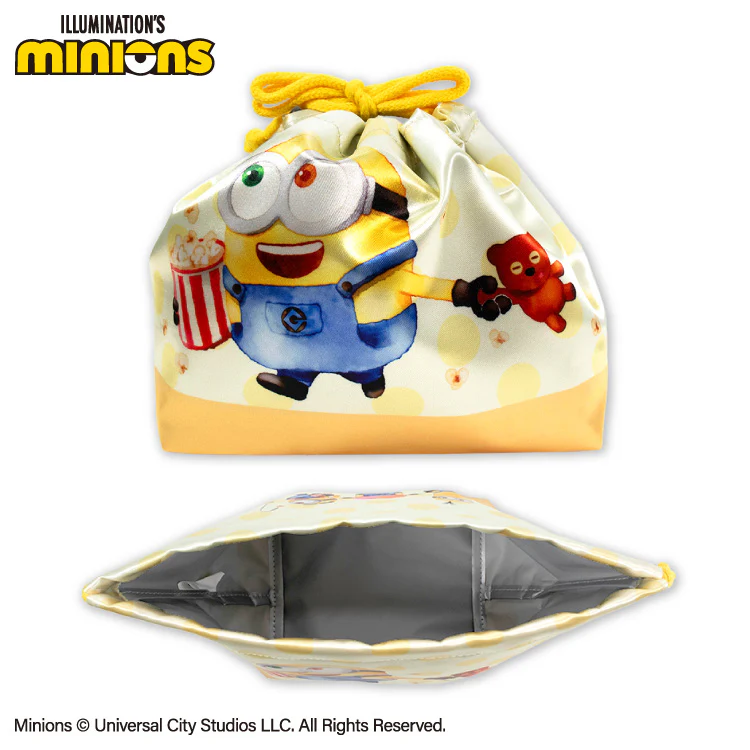 【預訂｜8月】MINIONS 迷你兵團 小小兵 糖果風系列 - Bob & Tim 索繩袋