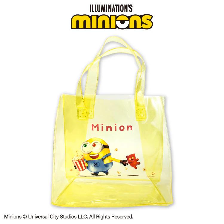 【預訂｜8月】MINIONS 迷你兵團 小小兵 糖果風系列 - Bob & Tim 透明手提袋