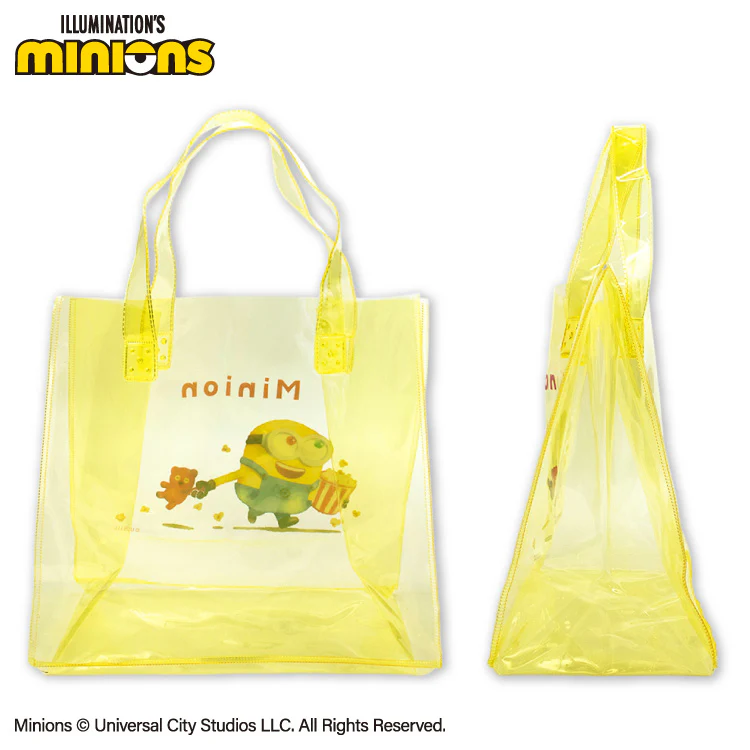 【預訂｜8月】MINIONS 迷你兵團 小小兵 糖果風系列 - Bob & Tim 透明手提袋