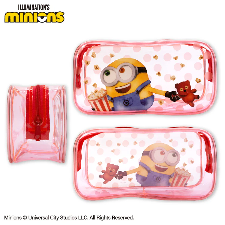 【預訂｜8月】MINIONS 迷你兵團 小小兵 糖果風系列 - Bob & Tim 透明筆袋
