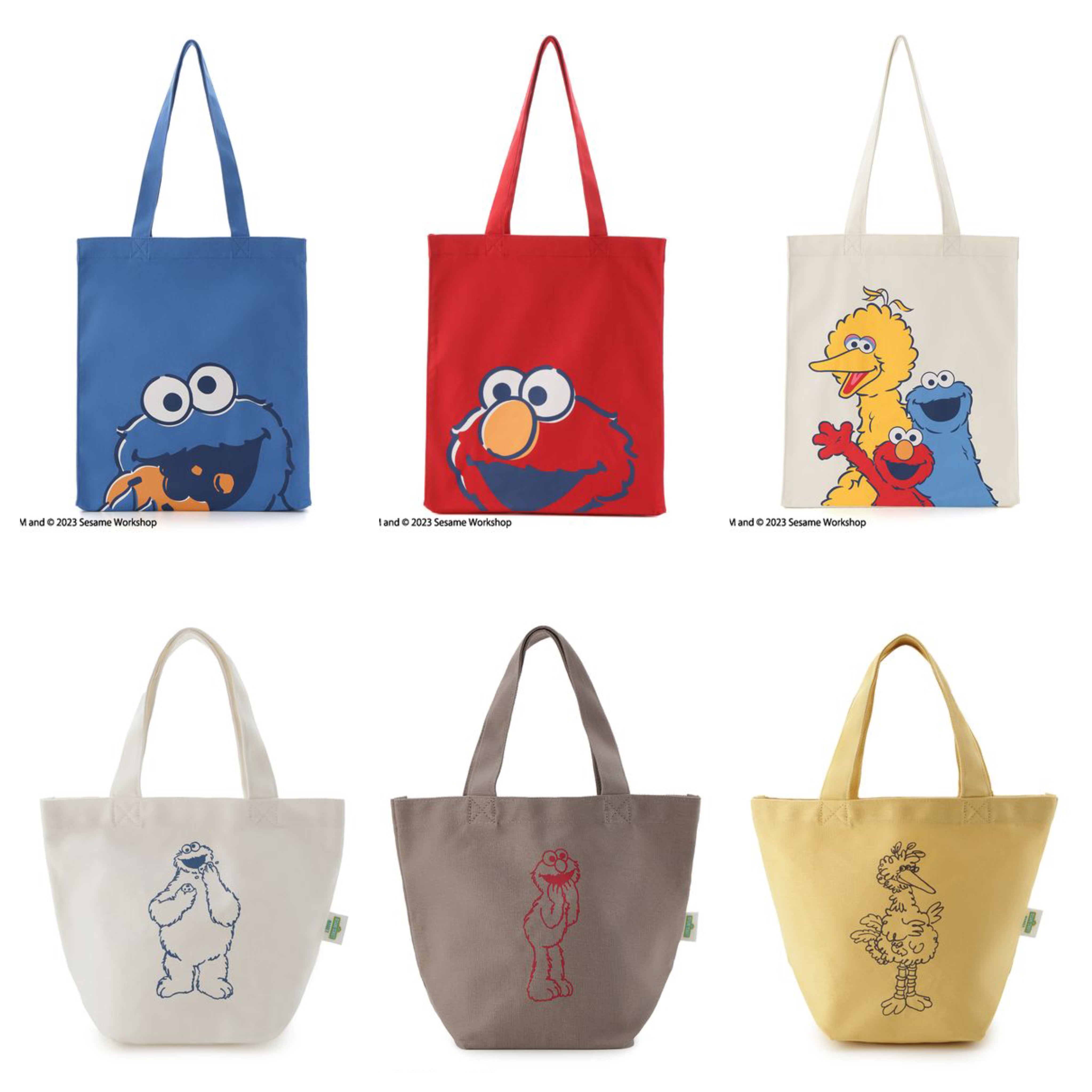 【訂貨】芝麻街 Sesame Street Market 布袋 Tote Bag
