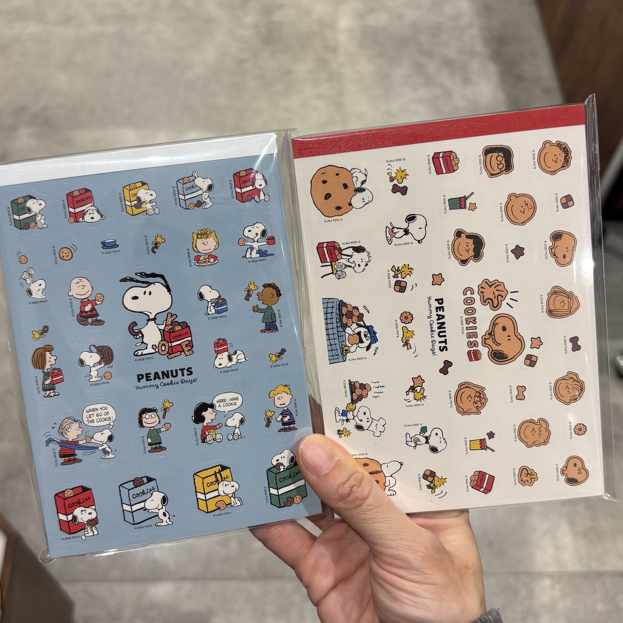 【訂貨】Peanuts Snoopy Yummy Cookie Days Memopad 連貼紙