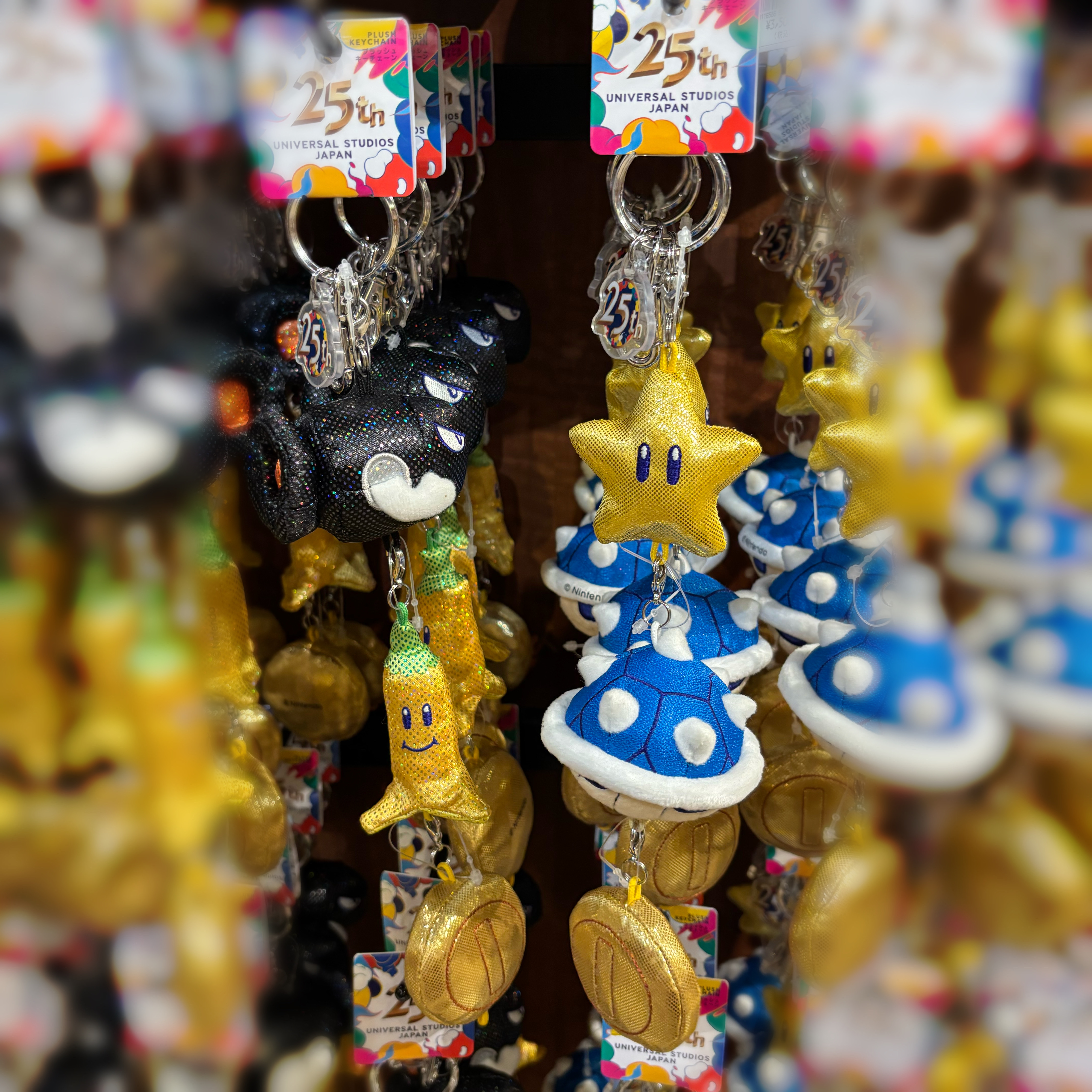 【訂貨】USJ 25th Discover U 週年紀念系列 - 任天堂 Mario & 庫巴 3連公仔掛飾