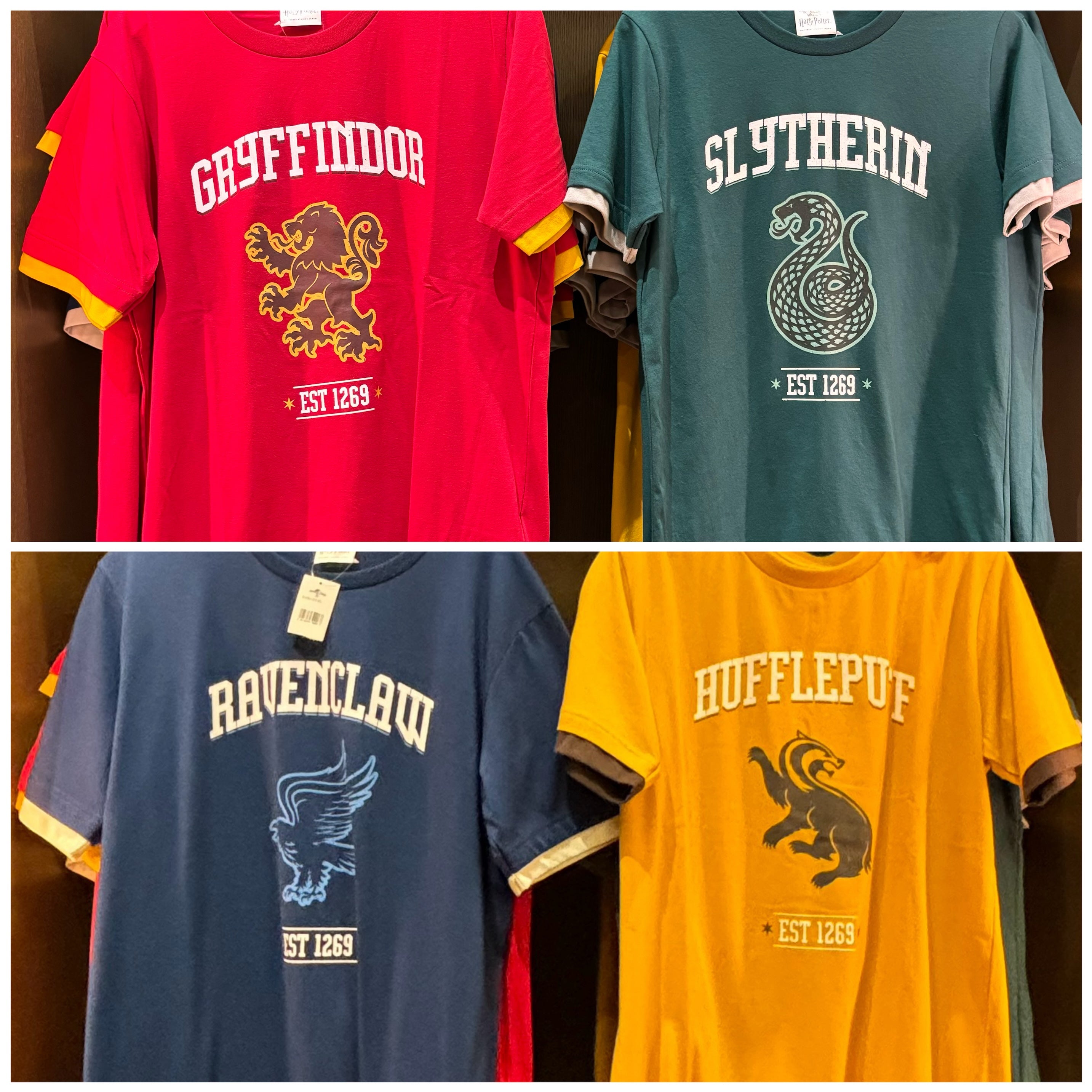 USJ 哈利波特 學院 Tshirt（成人）